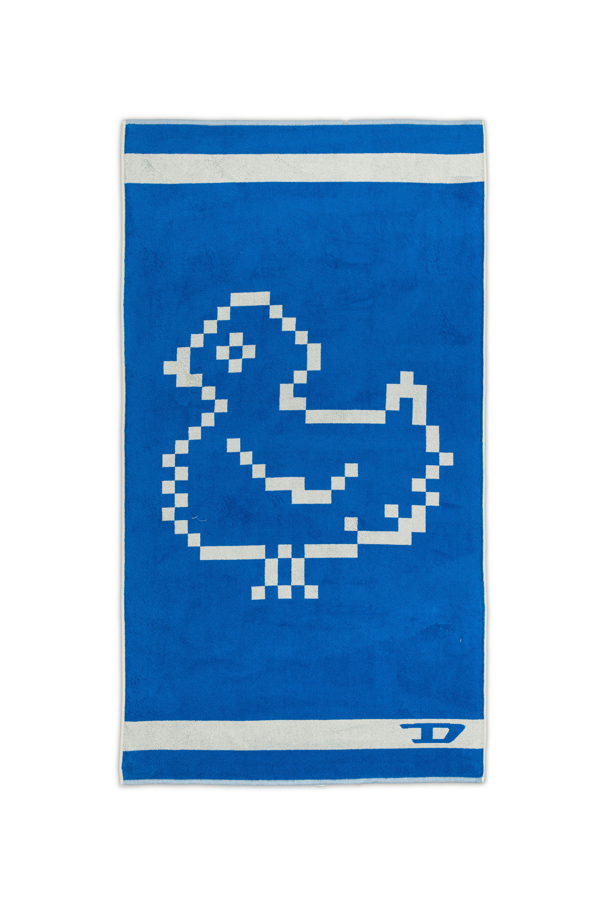Diesel - 1018134  PIXEL TOYS 1 GREY/BLUE TOWEL, Telo in spugna 100x180 cm Unisex in Blu - 1