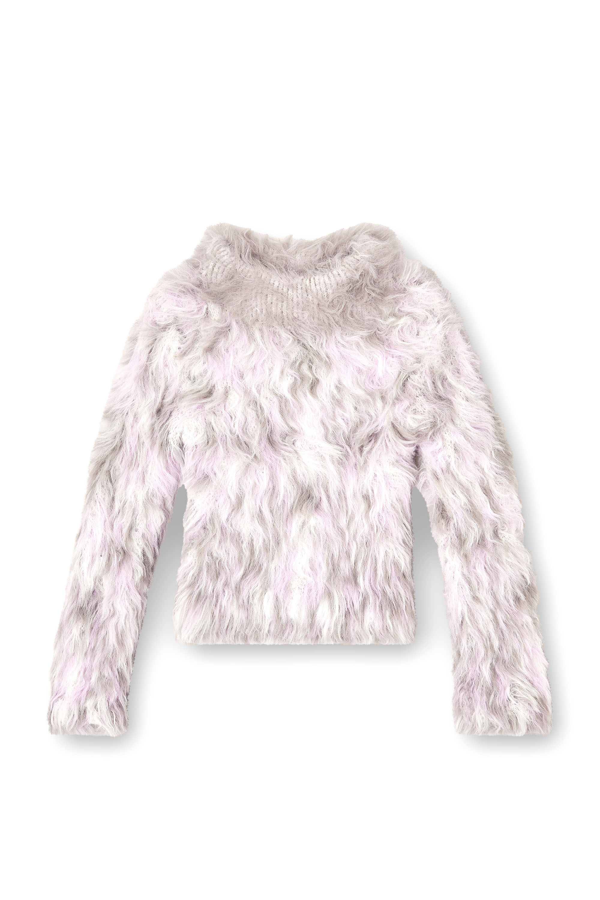 Diesel - M-ANNIKA, Maglione fluffy in tessuto jacquard lavorato a maglia Donna in Multicolor - 3
