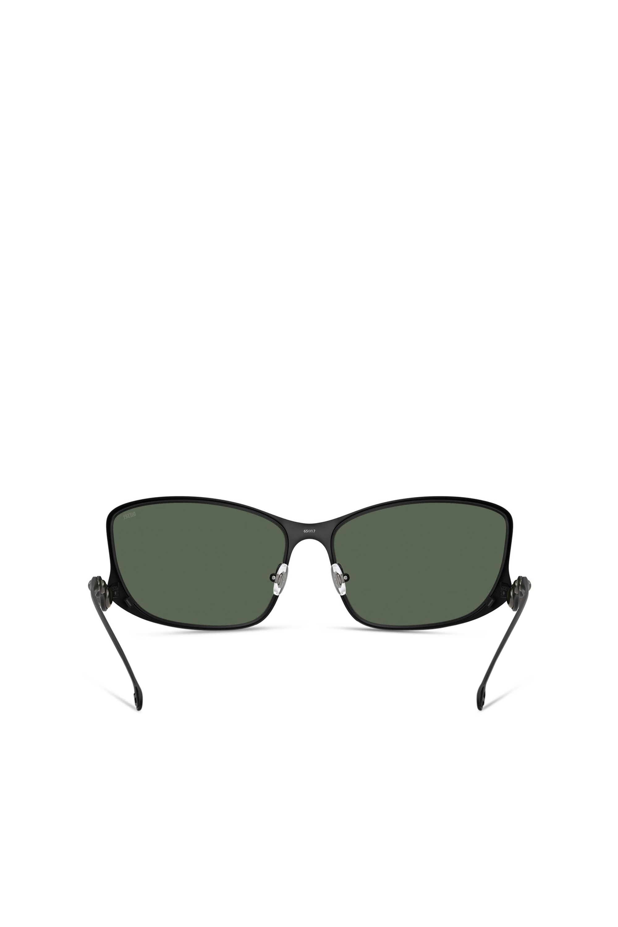 Diesel - 0DL1013, Occhiali da sole rettangolari Unisex in Verde - 3