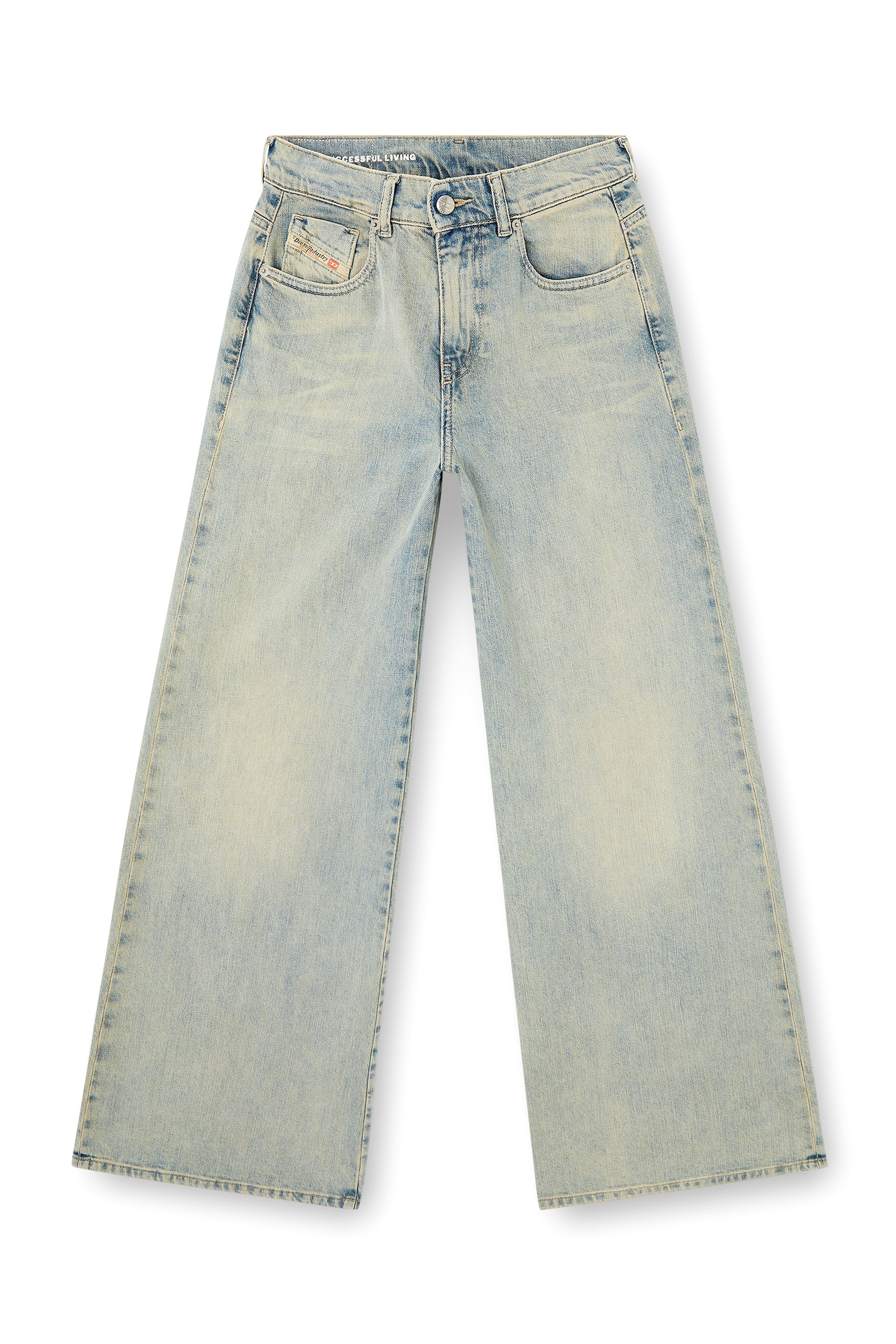 Diesel - Flare Jeans 1978 D-Akemi 09N33 Donna, Blu medio - Image 3