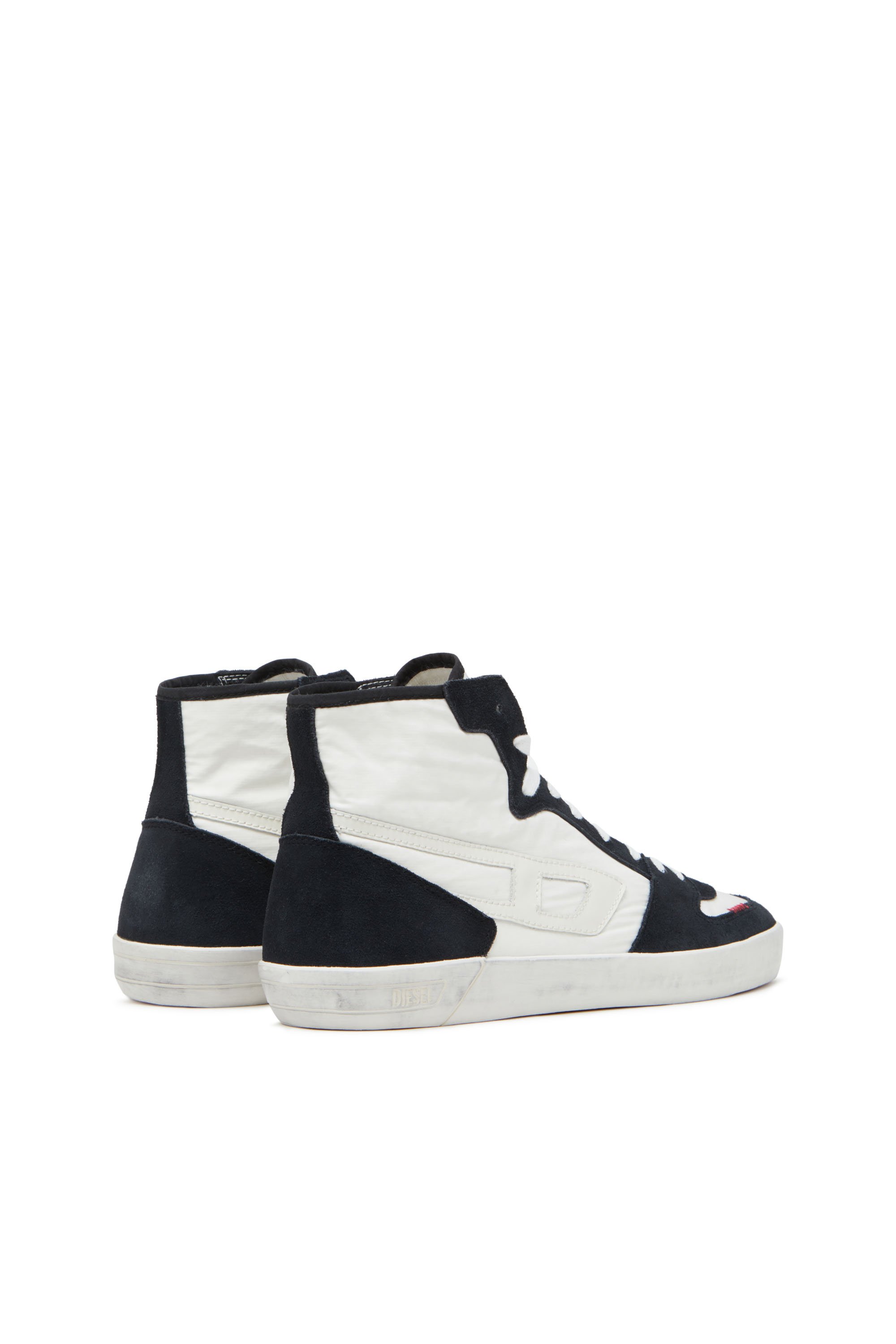 Diesel - S-LEROJI D-1 MID, Sneaker high-top in ripstop imbottito e suede Uomo in Multicolor - 3