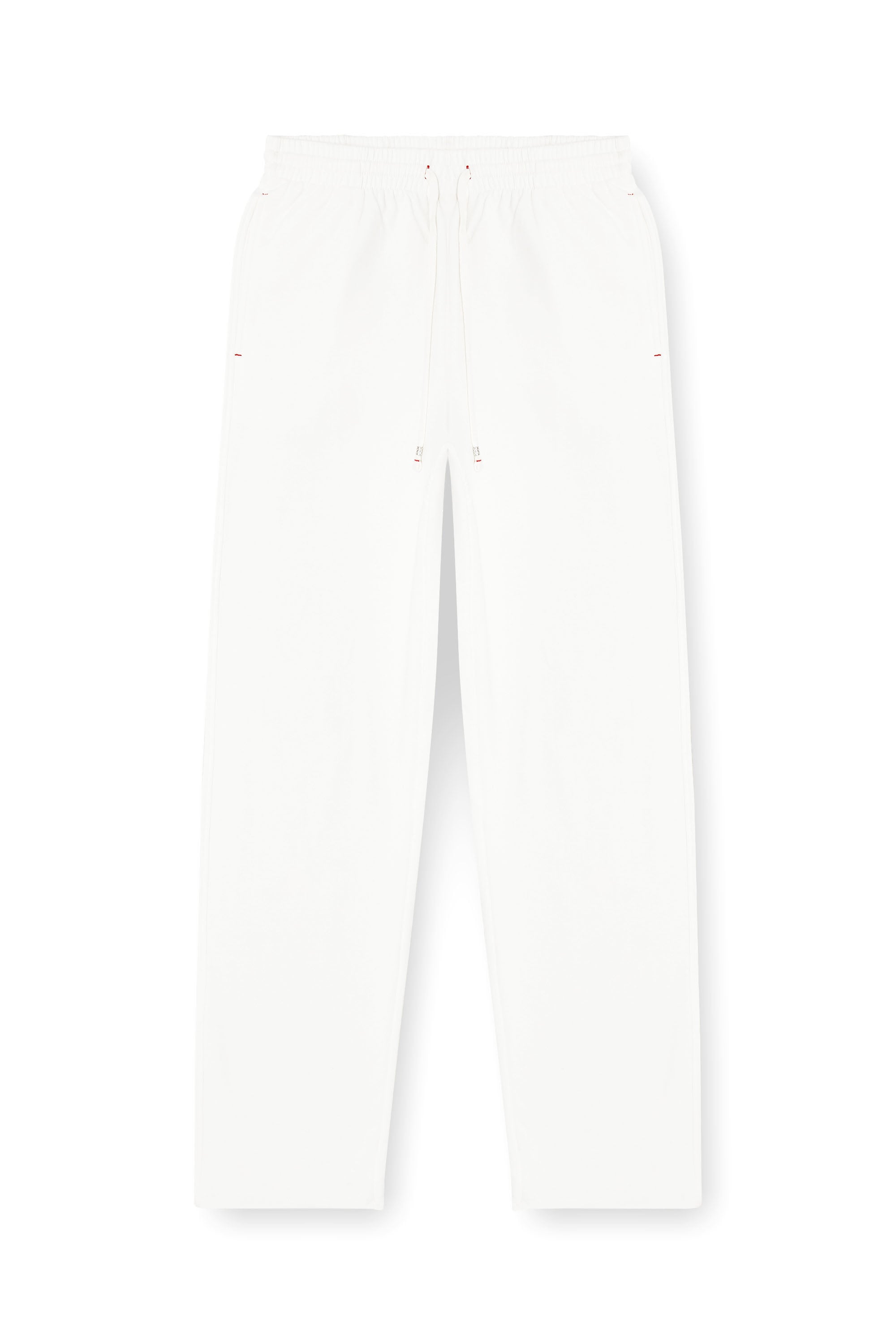 Diesel - INDRA-D-CORE, Pantaloni felpati smerigliati con orli vivi Donna in Bianco - 2