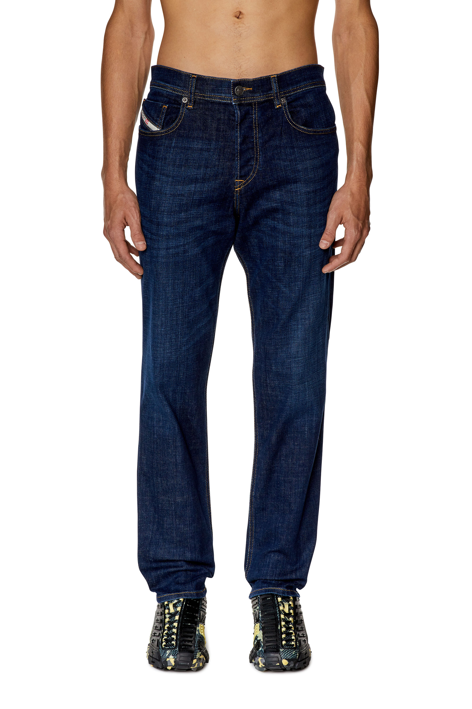 Diesel Jeans Uomo – Modello Sleenker Skinny Elasticizzato, Vestibilità Regolare, 5 Tasche, Vita Media, Lunghezza Intera, Misto Cotone