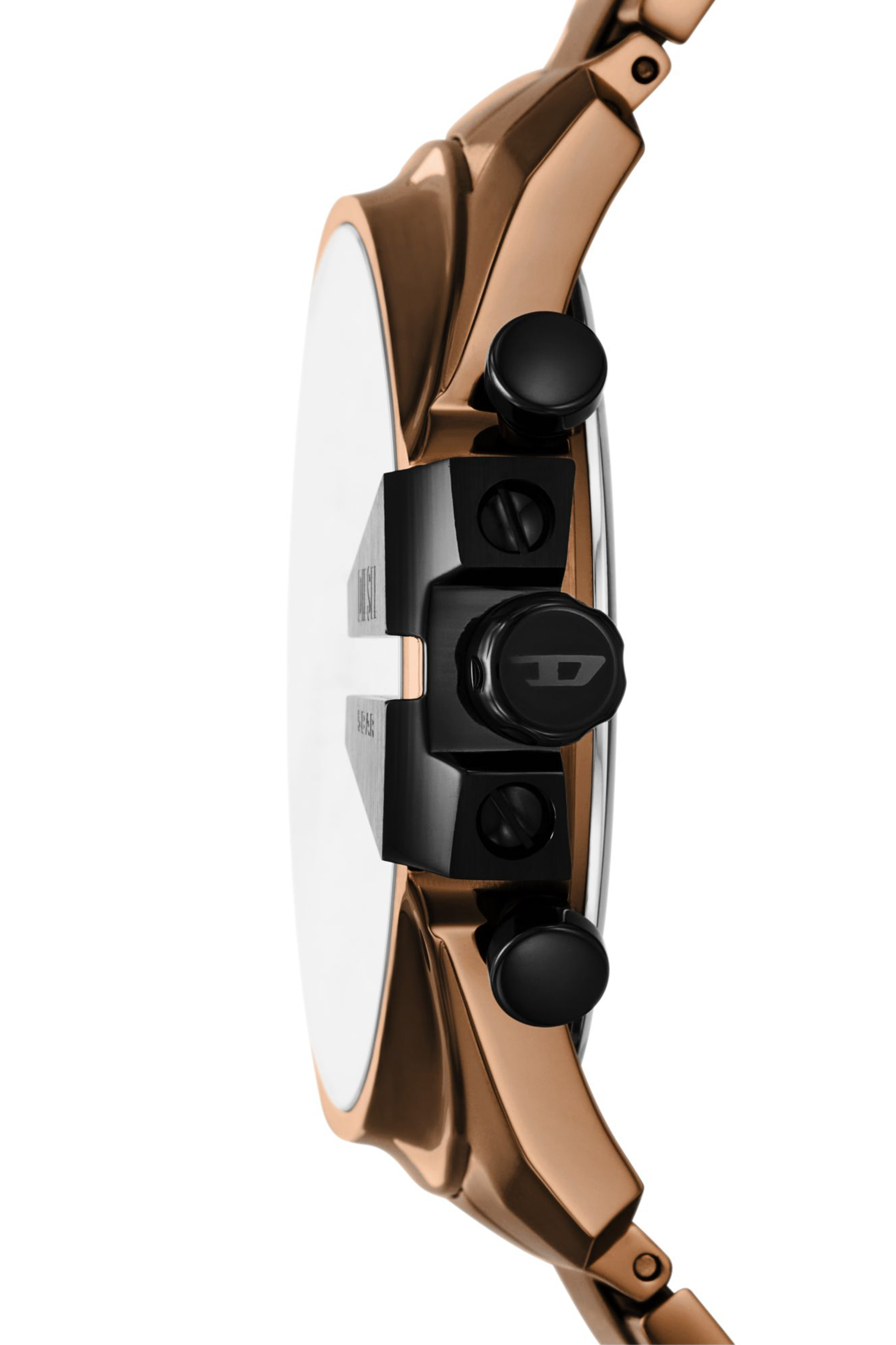 Diesel - DZ4697 WATCH, Orologio Mega Chief slim in acciaio inossidabile Uomo in Marrone - 3