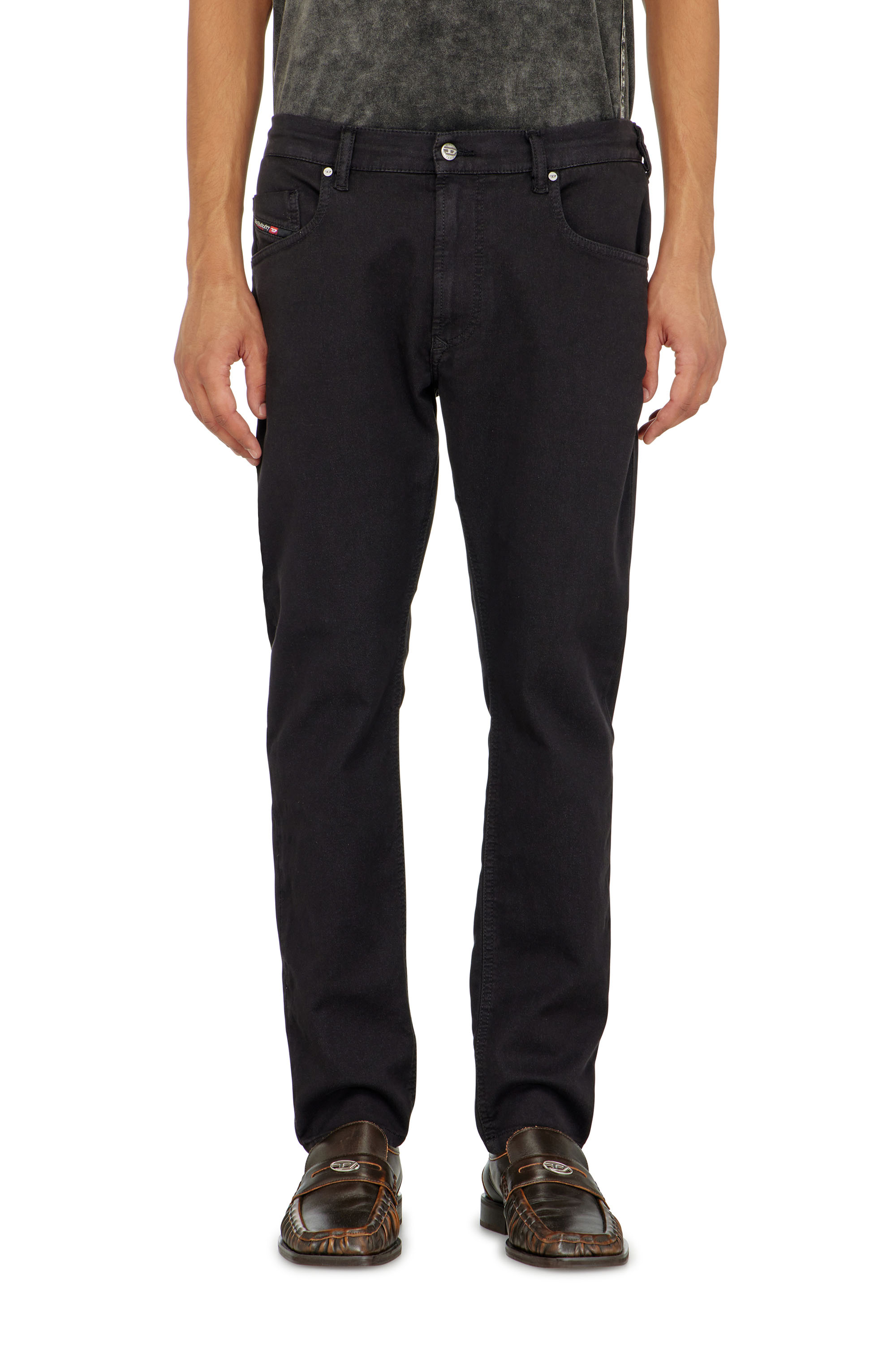 Diesel - Regular 2032 D-Krooley-BW Joggjeans&reg; 068NH Uomo, Nero/Grigio scuro - Image 2