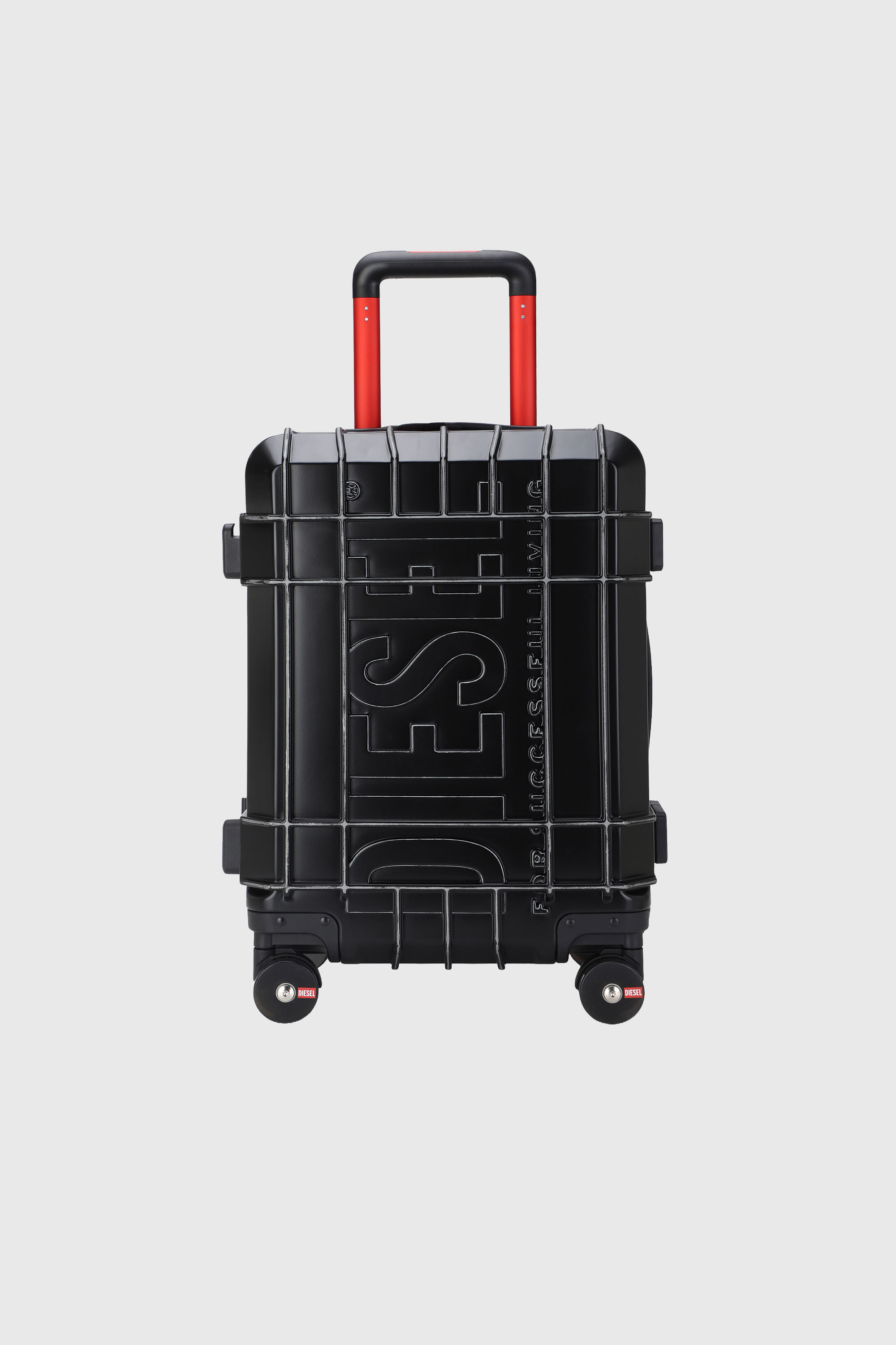 Diesel - DIESEL PC STRONG IMAGE TROLLEY- DSL003, Unisex's Rugged suitcase size S in Black - 1