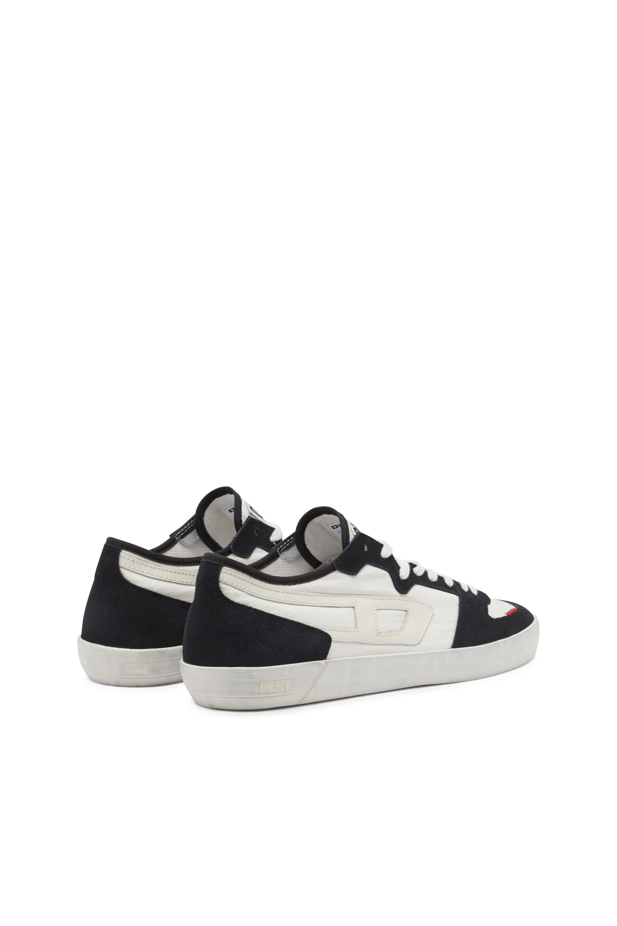 Diesel - S-LEROJI D-1 LOW, Sneaker in ripstop imbottito e suede Uomo in Multicolor - 3