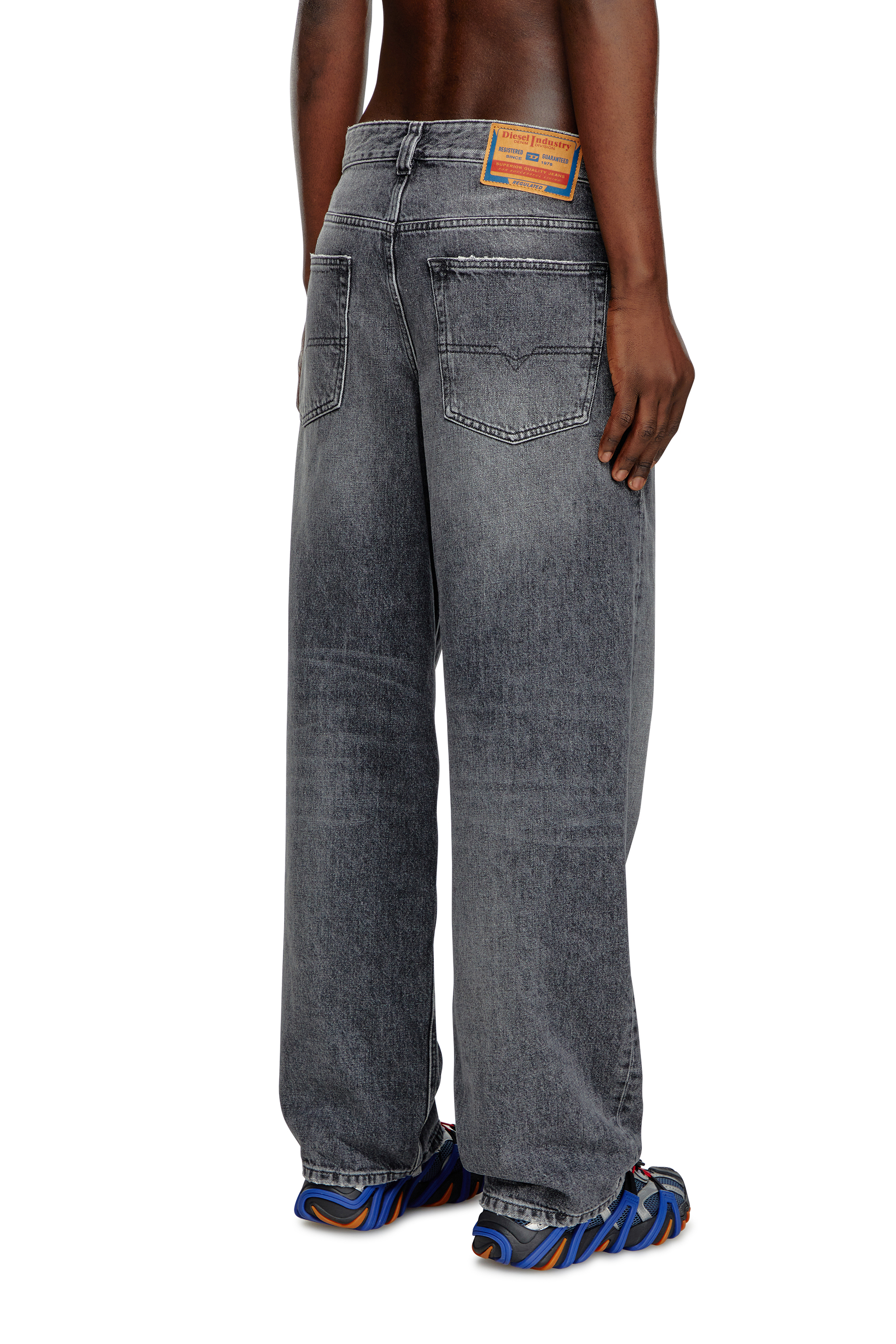 Diesel - Man Straight Jeans 2001 D-Macro 007X3, Dark grey - Image 1