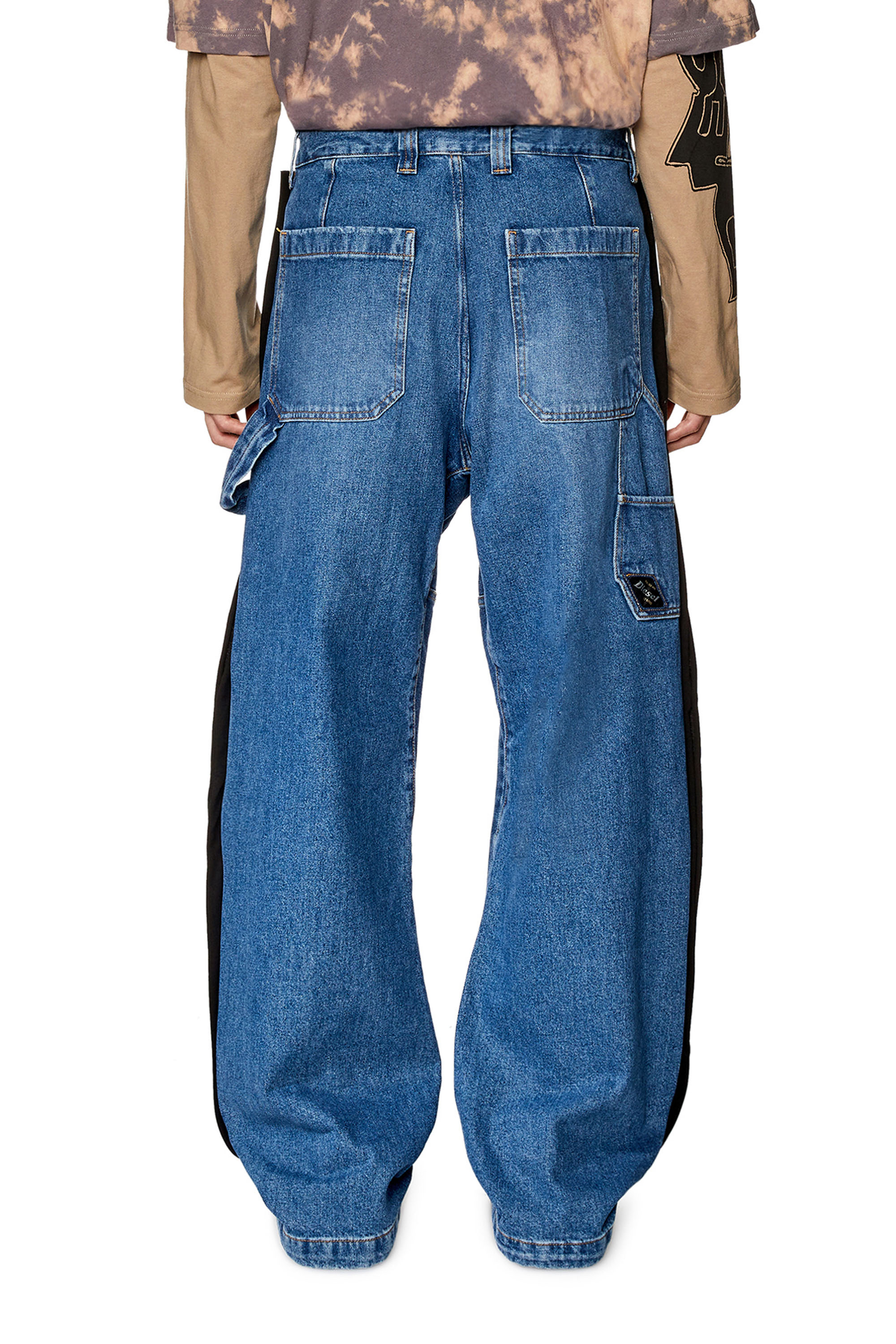 Diesel - D-Livery 0HJAV Straight Jeans, Blu medio - Image 2