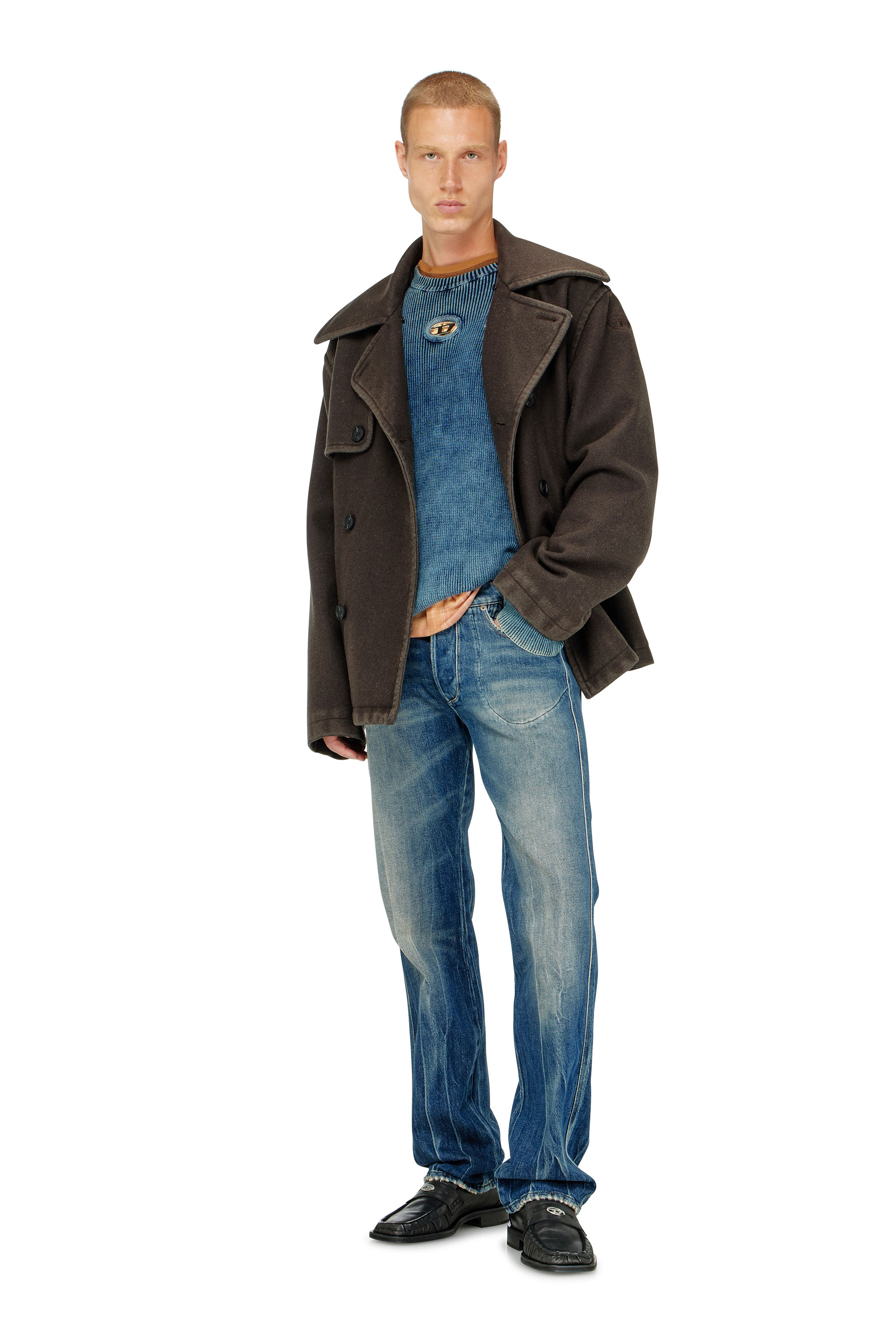 Diesel - Regular Jeans 1985 Larkee 09Q27 Uomo, Blu medio - Image 1
