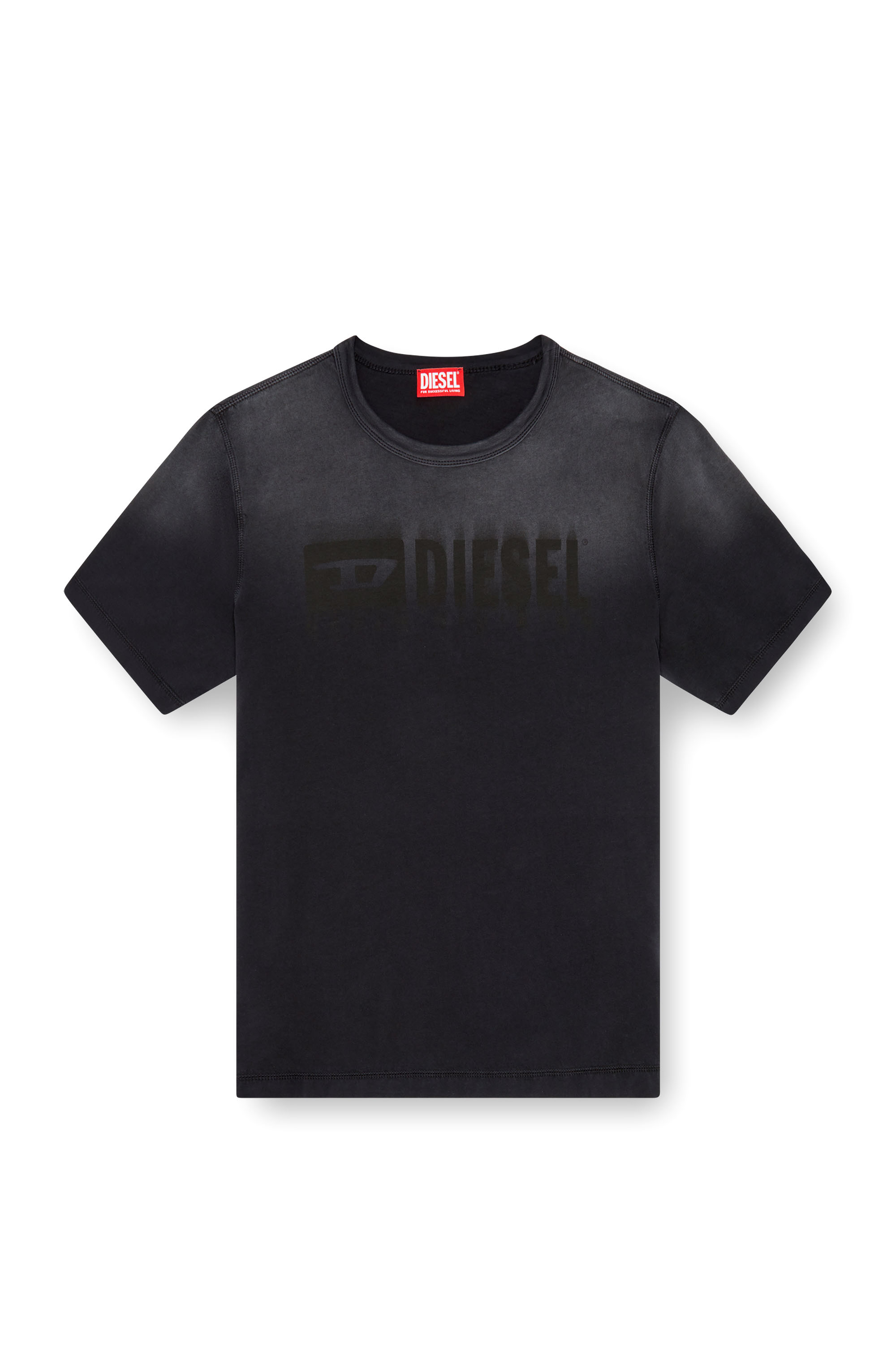 Diesel - T-ADJUST-K4, Uomo T-shirt con trattamento solarizzato in Nero - Image 3