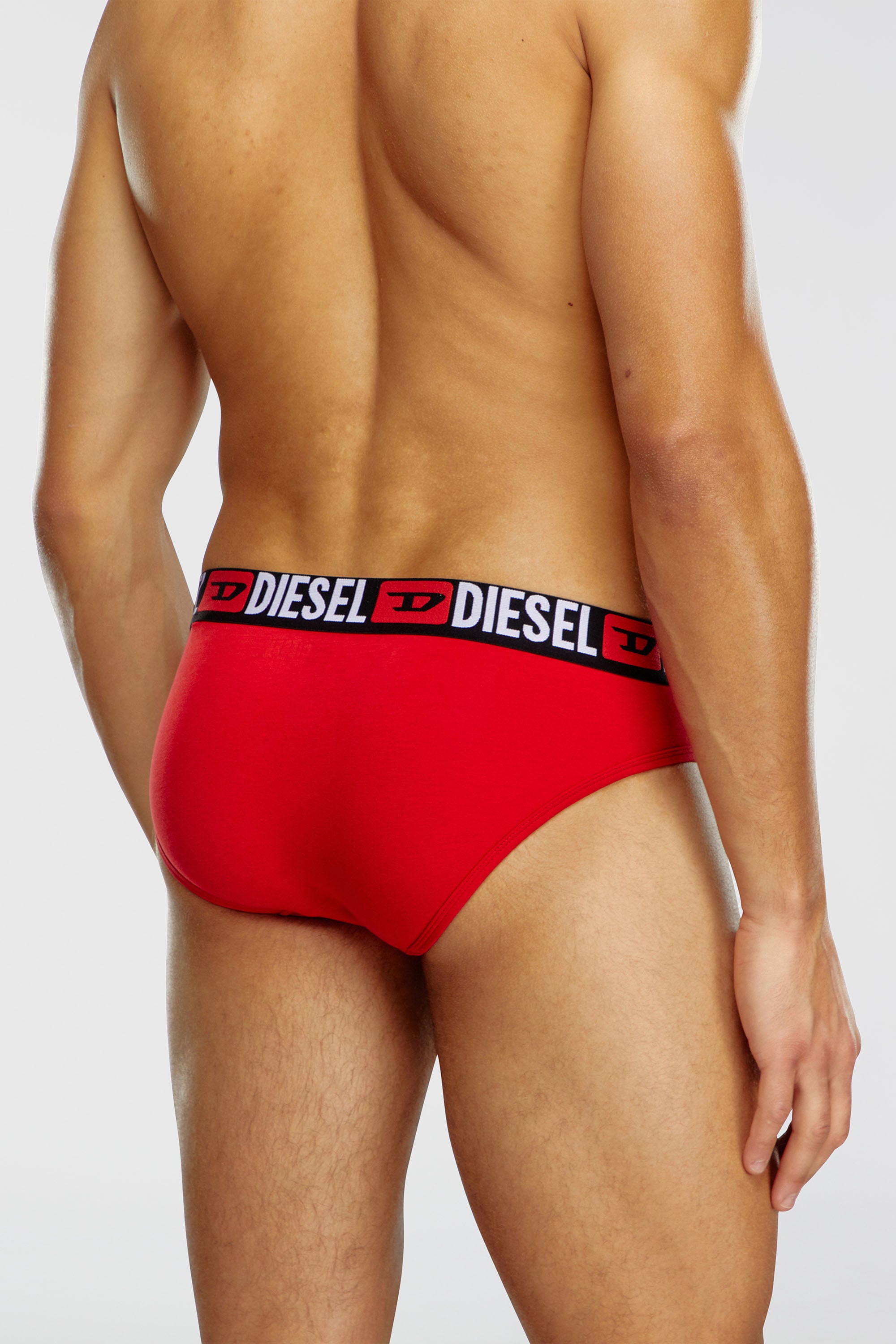 Diesel - UMBR-ANDRETHREEPACK, Set da tre slip a tinta unita Uomo in Multicolor - 4
