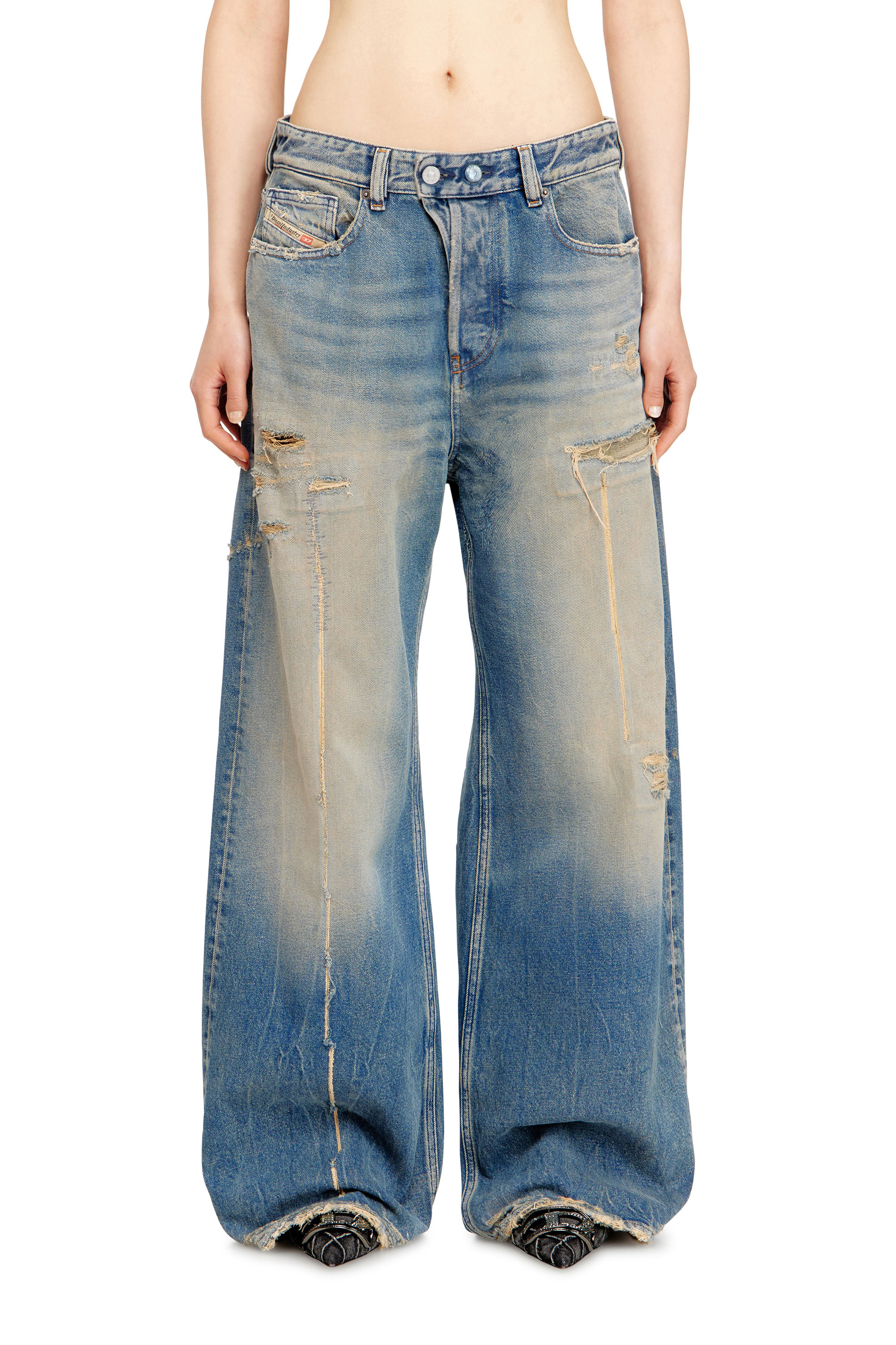 Diesel - Relaxed Jeans 1996 D-Sire 09N29 Unisex, Blu medio - Image 3