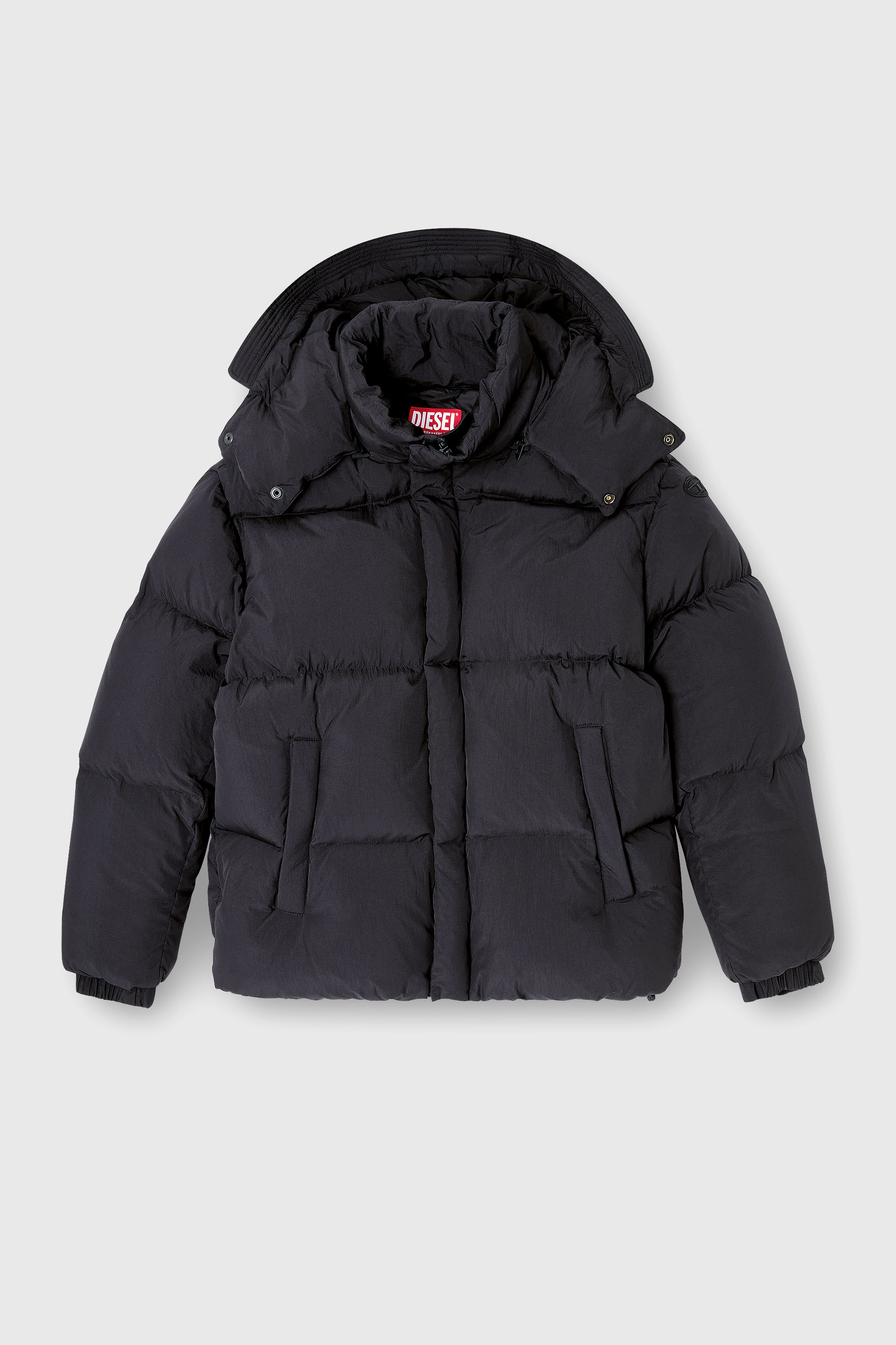 Diesel - W-ROLFYS-WRD, Piumino trapuntato in Taslan con trattamento ViralOff&reg; Uomo in Grigio - 2