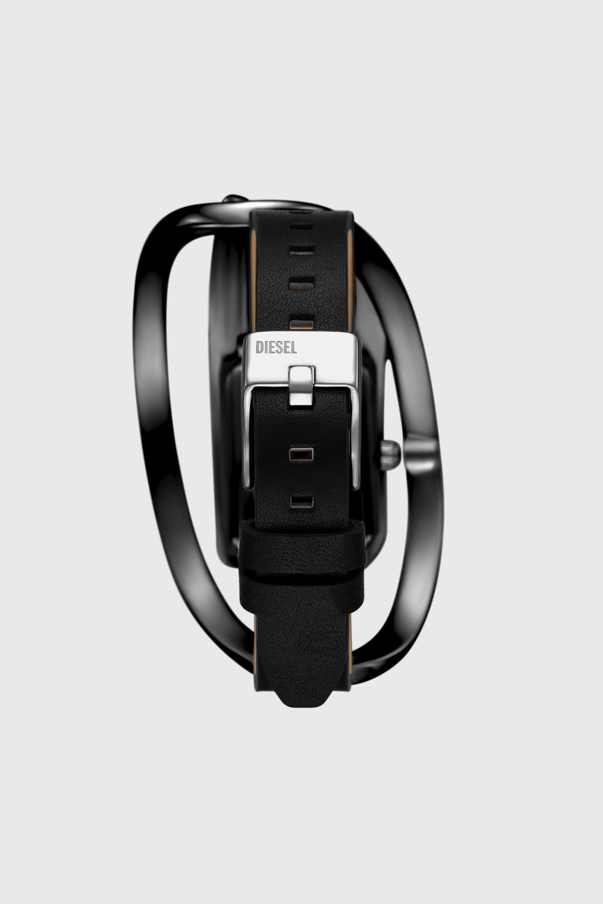 Diesel - DZ5629 WATCH, Orologio Wrap-D in pelle nera Donna in Nero - 2