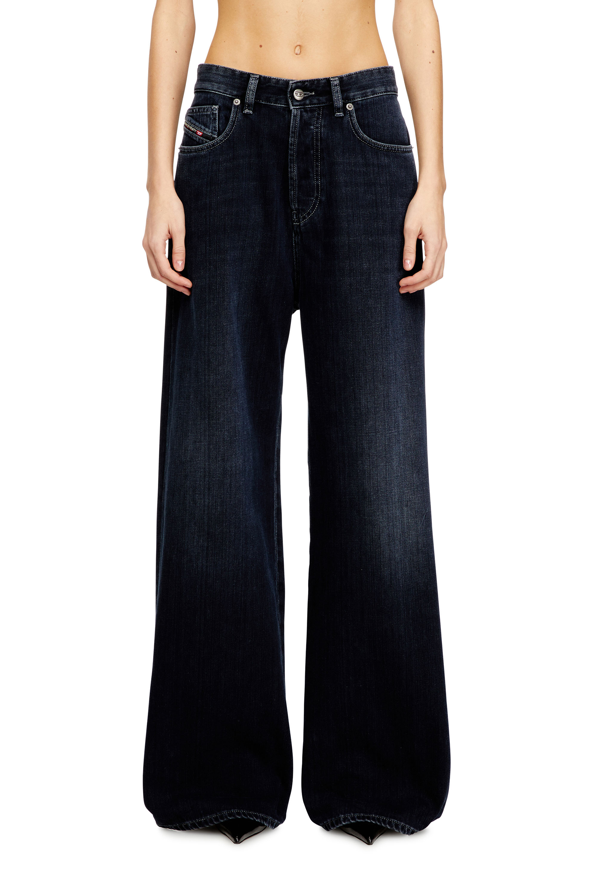 Diesel - Relaxed Jeans 1996 D-Sire 09Q19 Donna, Blu Scuro - Image 1