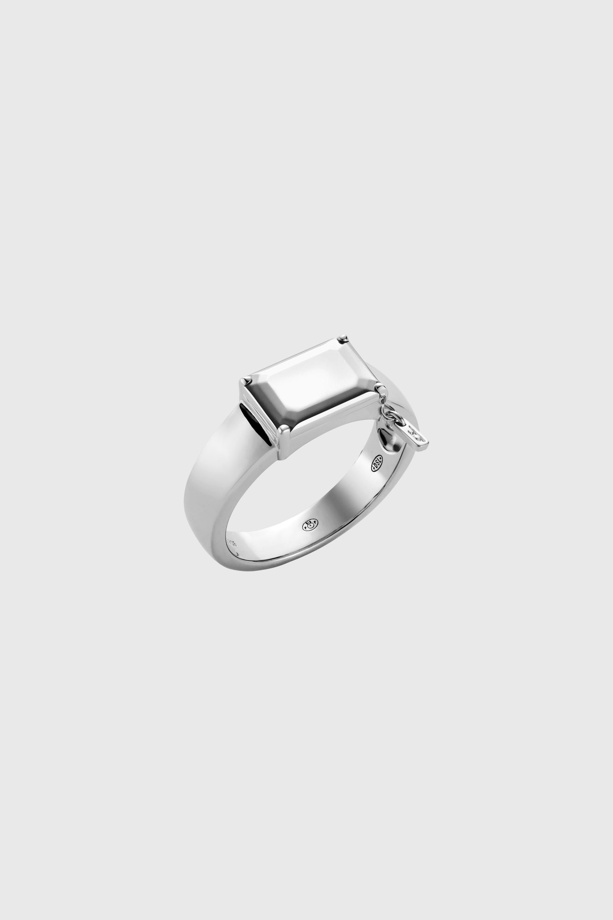 Diesel - DL1365040 STERLING SILVER JEWEL, Anello in argento sterling Unisex in Argento - 1