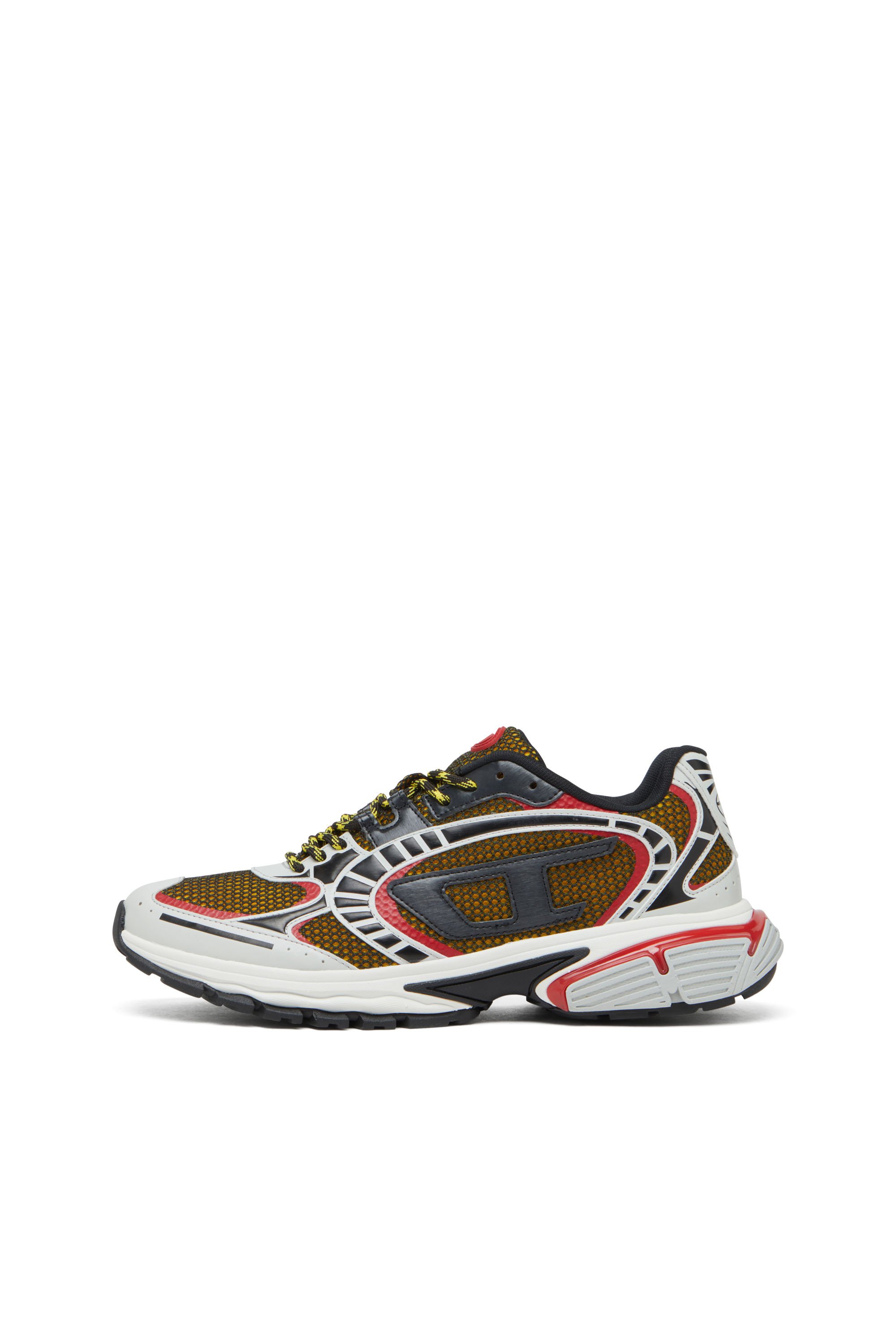 Diesel - S-PRO-V-DENSE LOW, S-Pro-V-Dense-Sneaker in rete con logo Oval D Uomo in Multicolor - 7