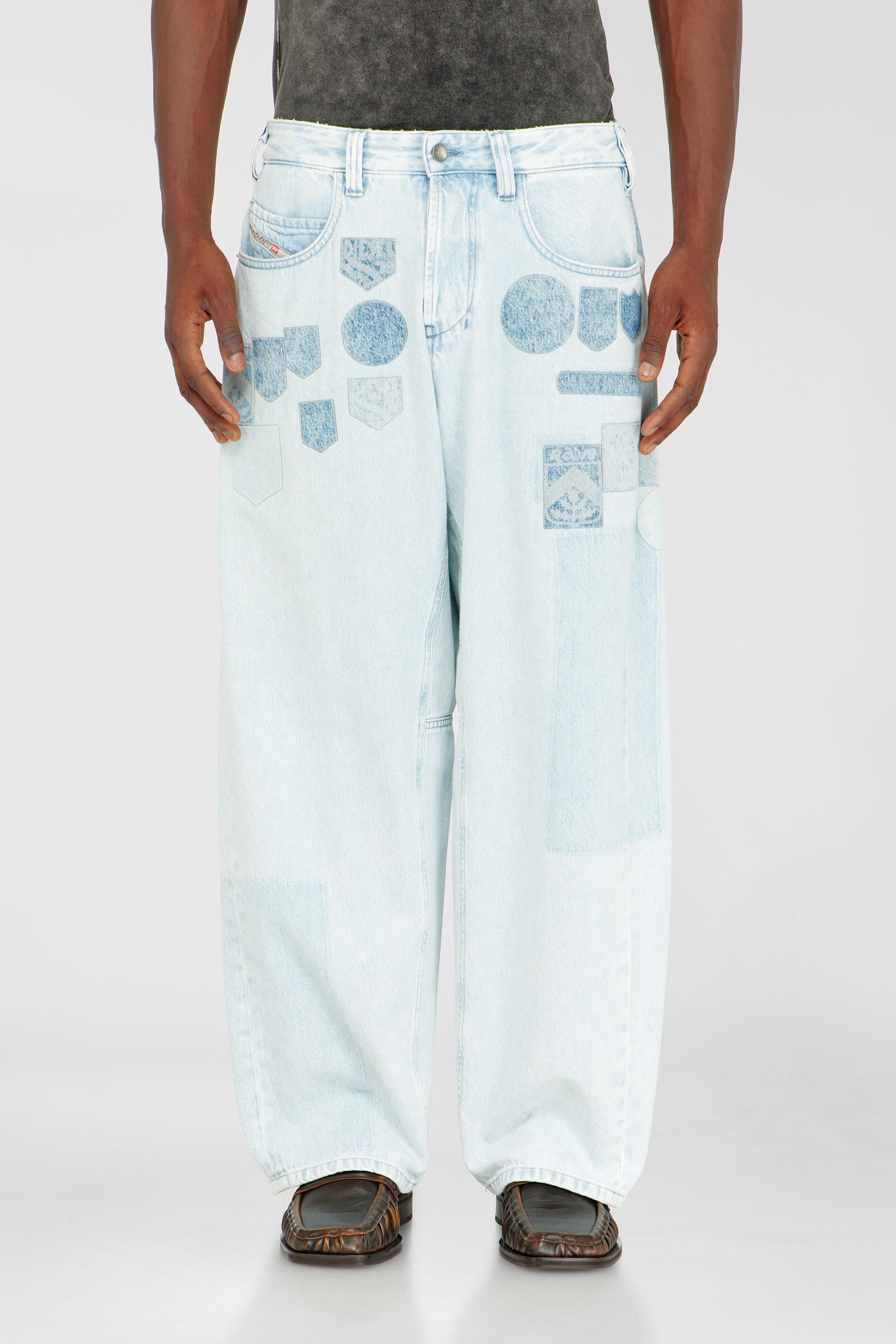 Diesel - Relaxed Jeans 1997 D-Enim-M 0IFBQ Unisex, Blu Chiaro - Image 1
