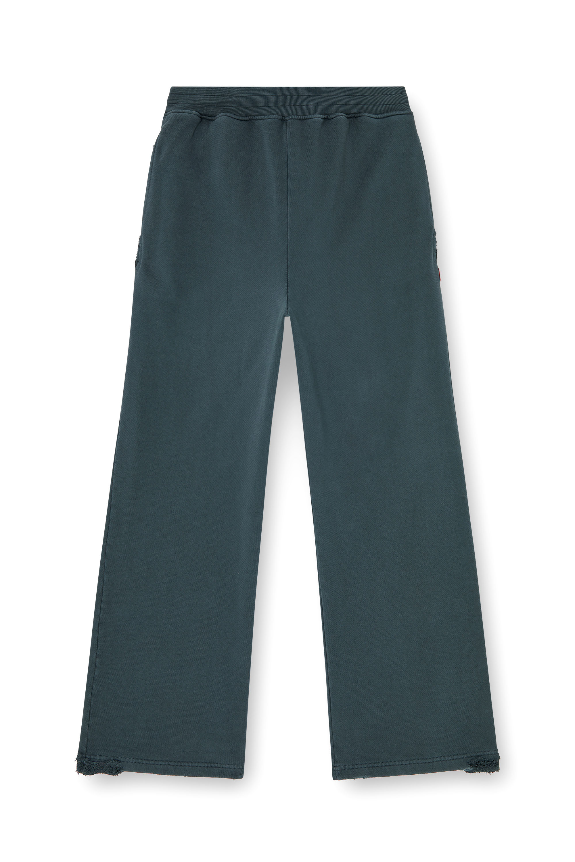 Diesel - P-MARTAINS-CRYSTALS, Pantaloni da tuta effetto distressed con dettagli in cristallo Uomo in Blu - 4