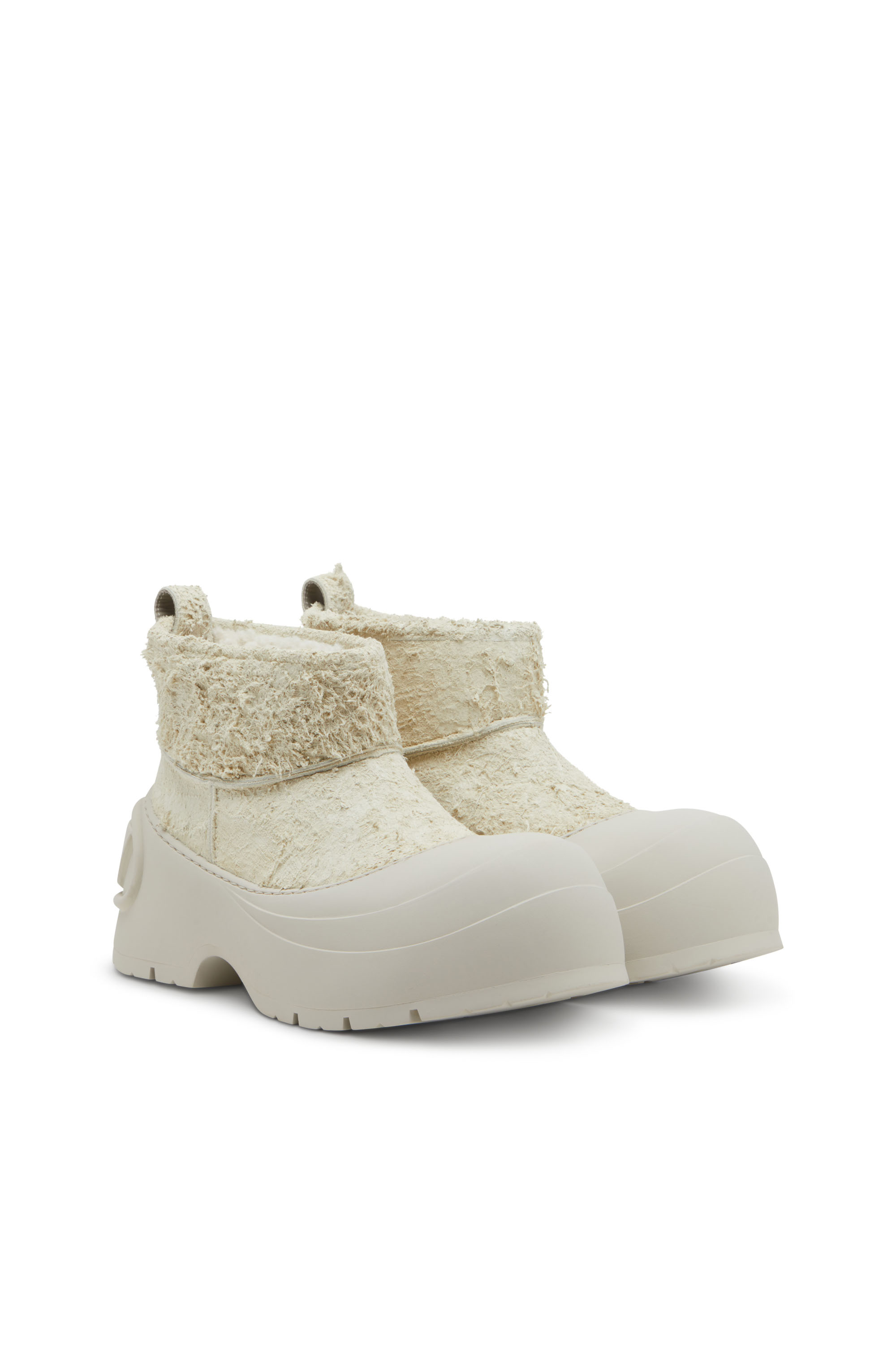 Diesel - D-DONALD MONTONE, Stivaletto chunky con suola carrarmato Uomo in Bianco - 2