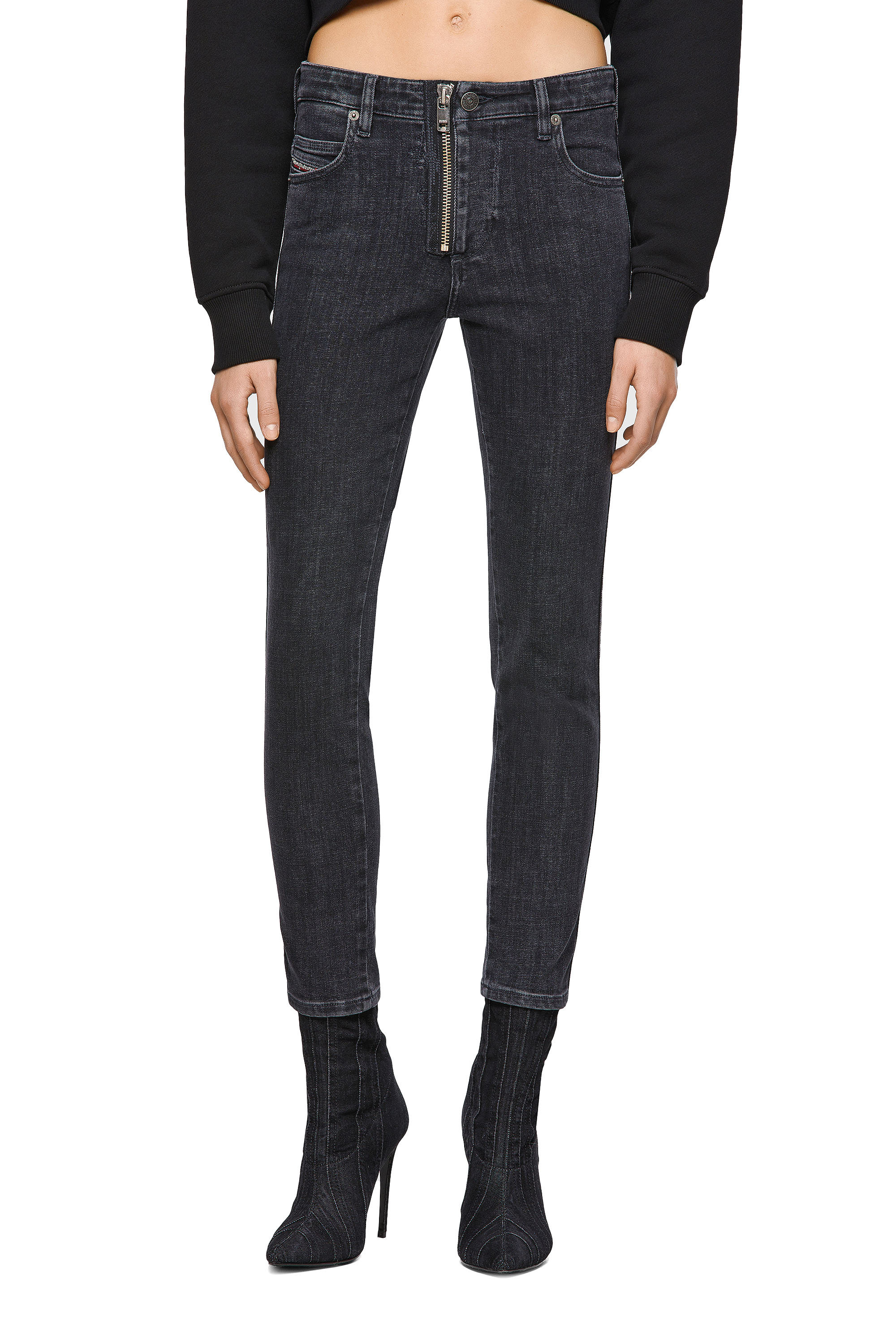 Babhila 09A67, Nero/Grigio scuro - Jeans
