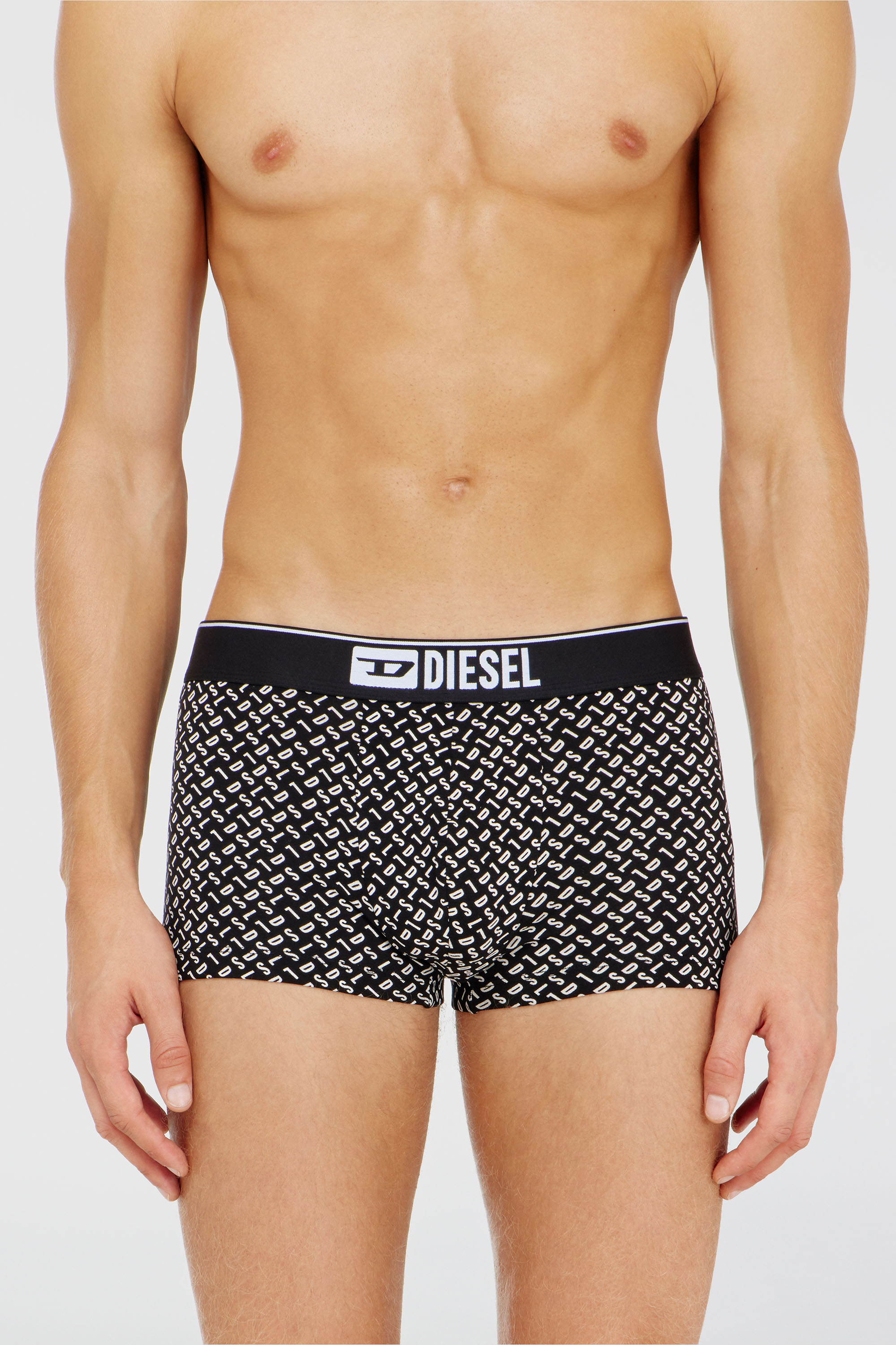 Diesel - DAMIEN-D-BOX-3PACK, Set da tre boxer stretch in cotone con monogram Uomo in ToBeDefined - 2