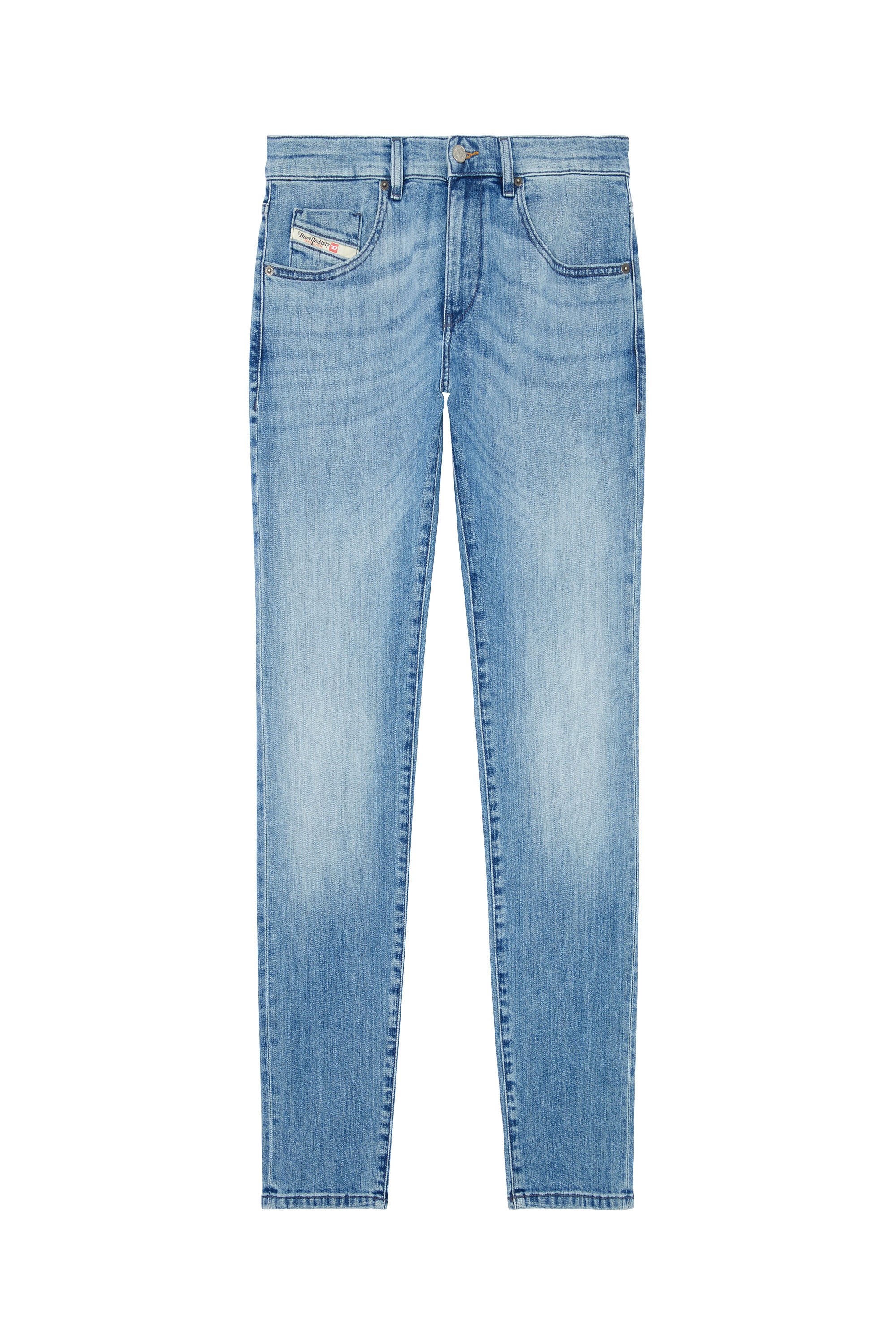 Diesel - Slim Jeans 2019 D-Strukt 0GRDI, Blu Chiaro - Image 3