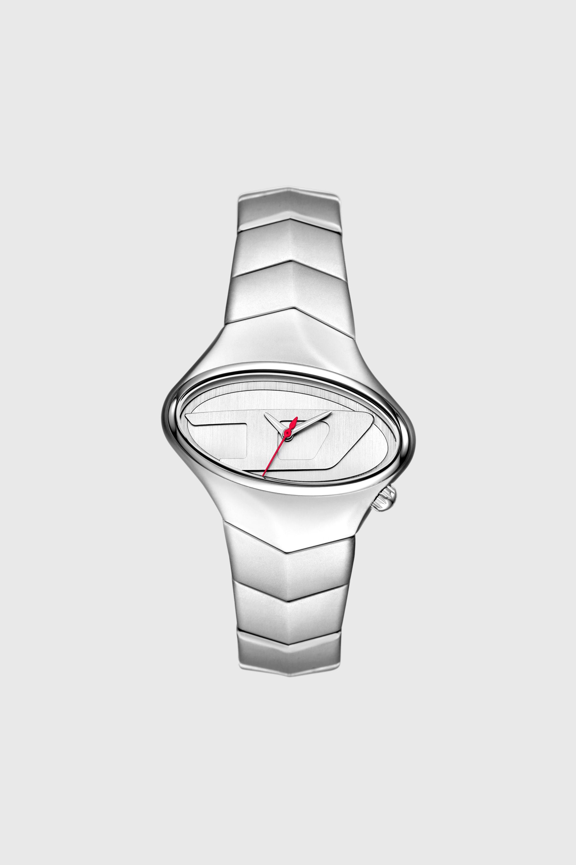 Diesel - DZ2228 WATCH, Orologio D-Rush in acciaio inossidabile Uomo in Argento - 1