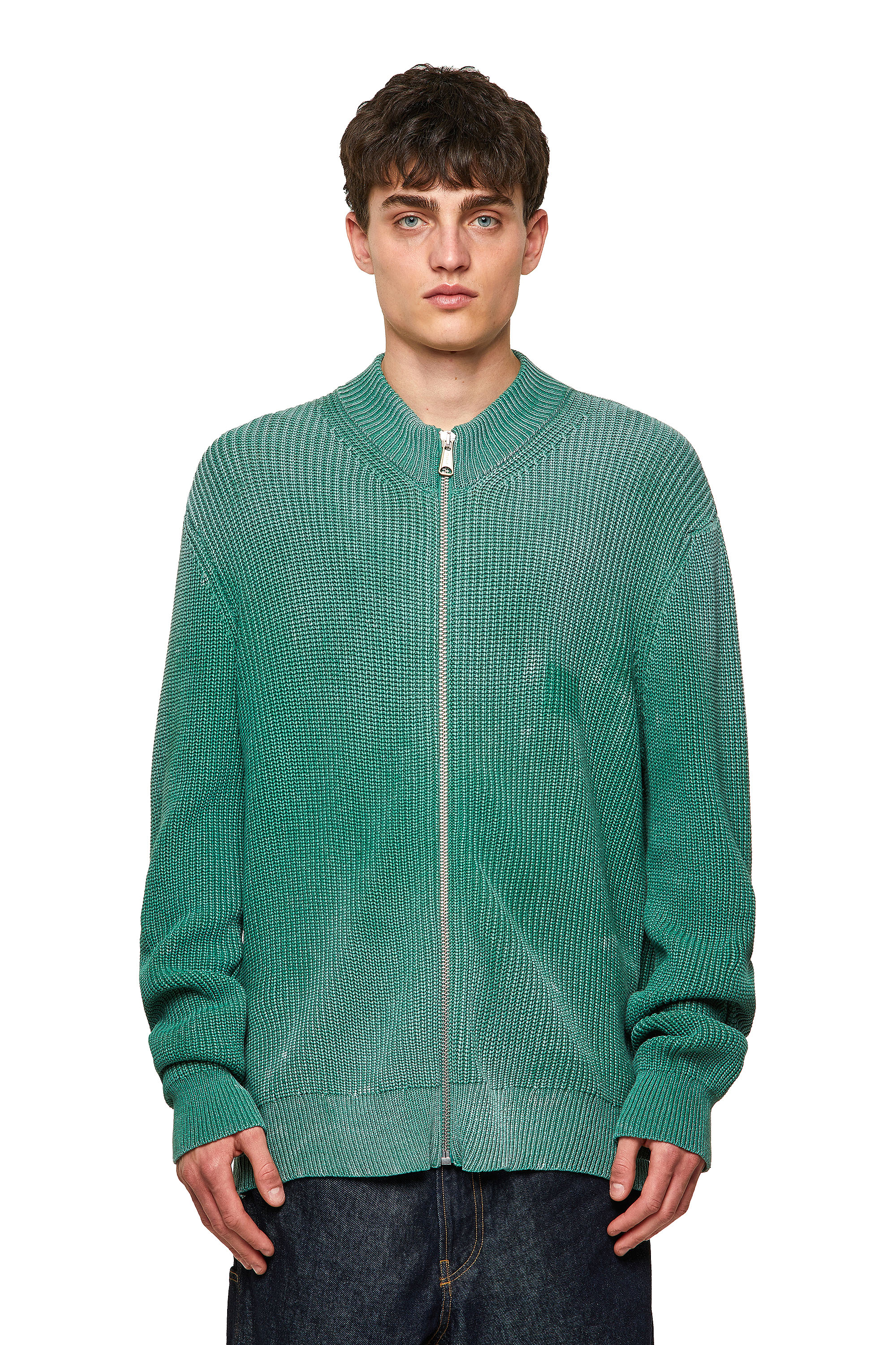 K-KENTUCKY ZIP, Verde - Maglieria
