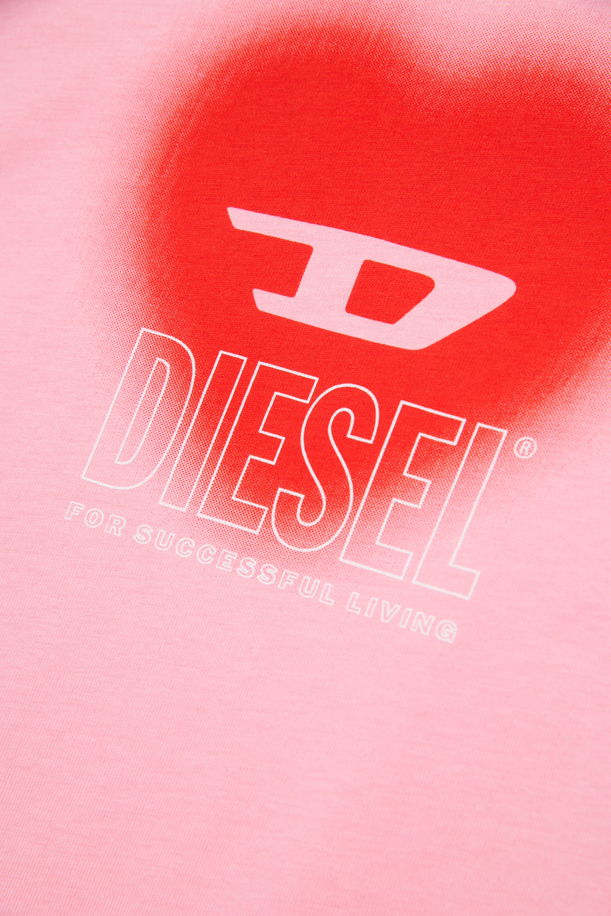 Diesel - TCUORE, T-shirt con logo a cuore Donna in Rosa - 4