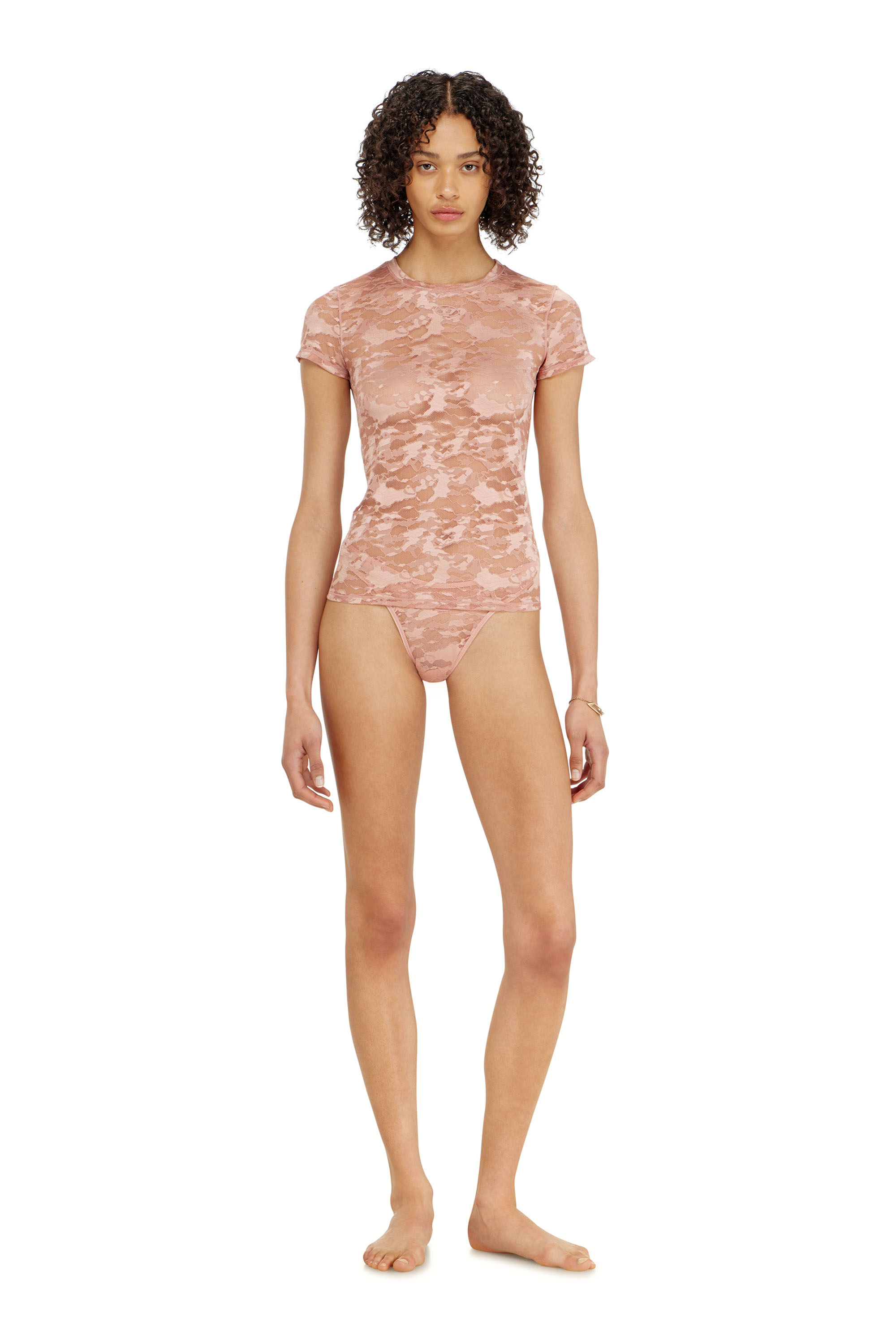 Diesel - KASIA-UTLT, T-shirt in pizzo camouflage Donna in ToBeDefined - 3