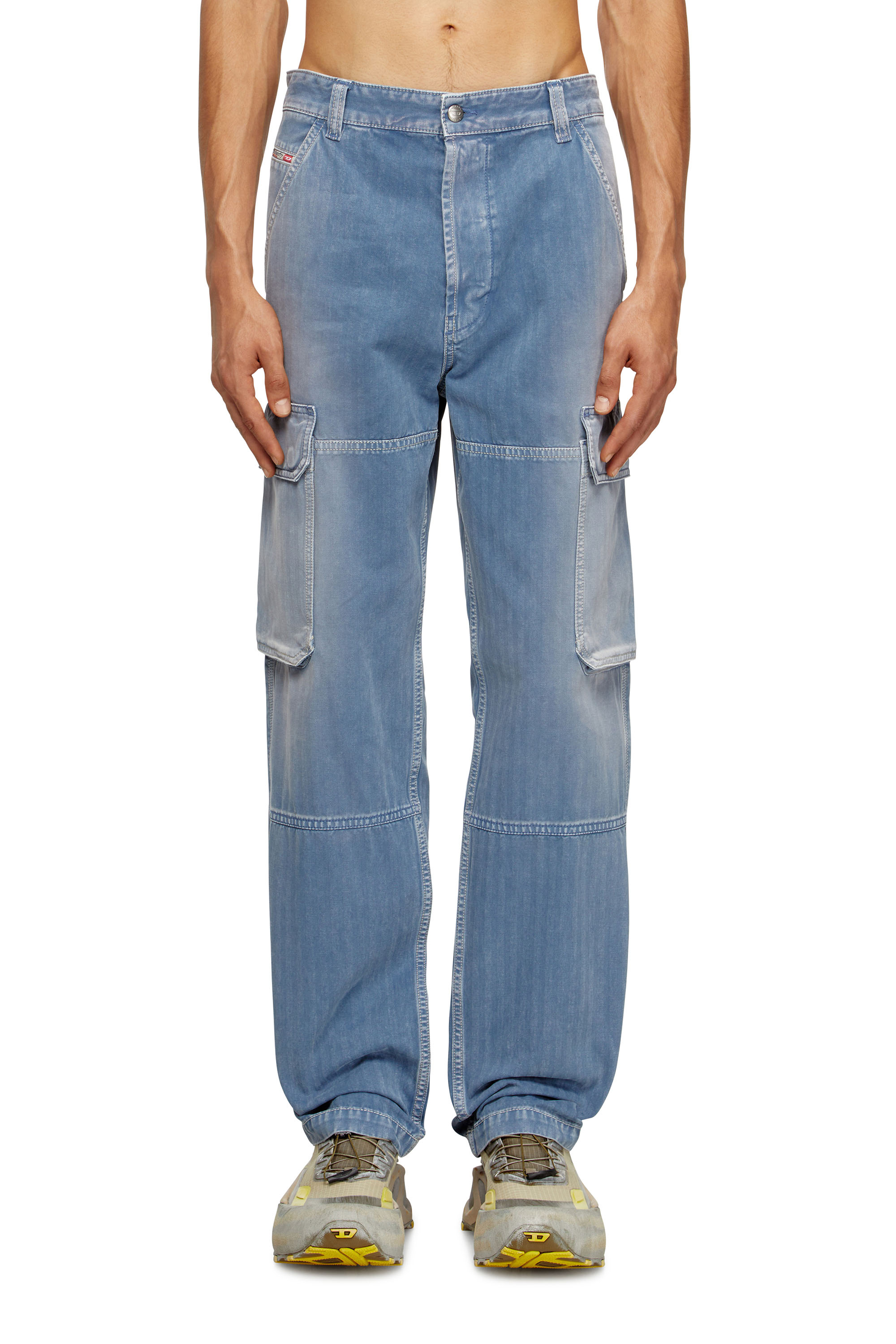 Diesel - Regular Jeans D-Uty 09M93 Uomo, Blu - Image 1
