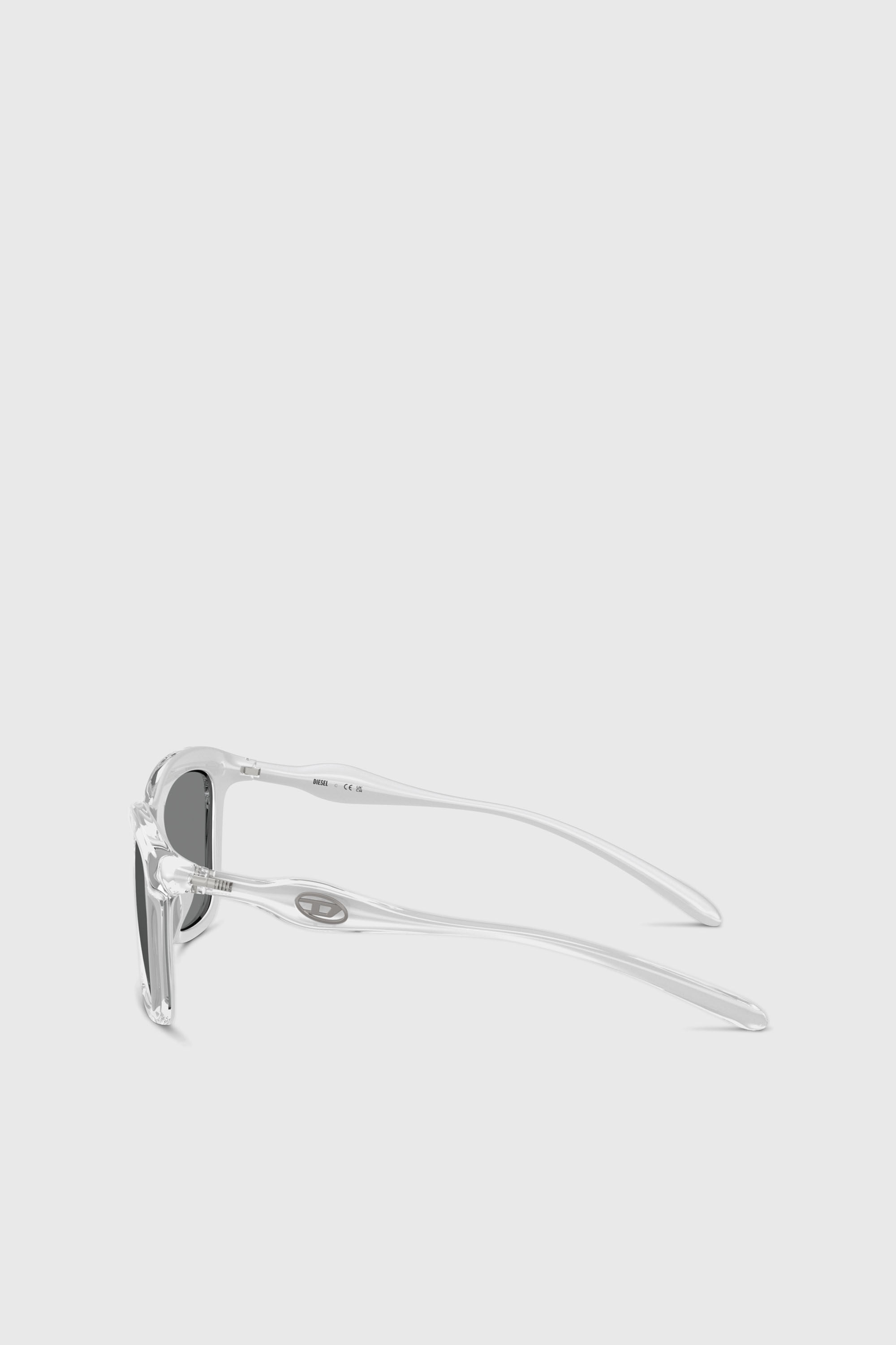 Diesel - 0DL3008U, Occhiali da sole quadrati Unisex in Grigio - 2