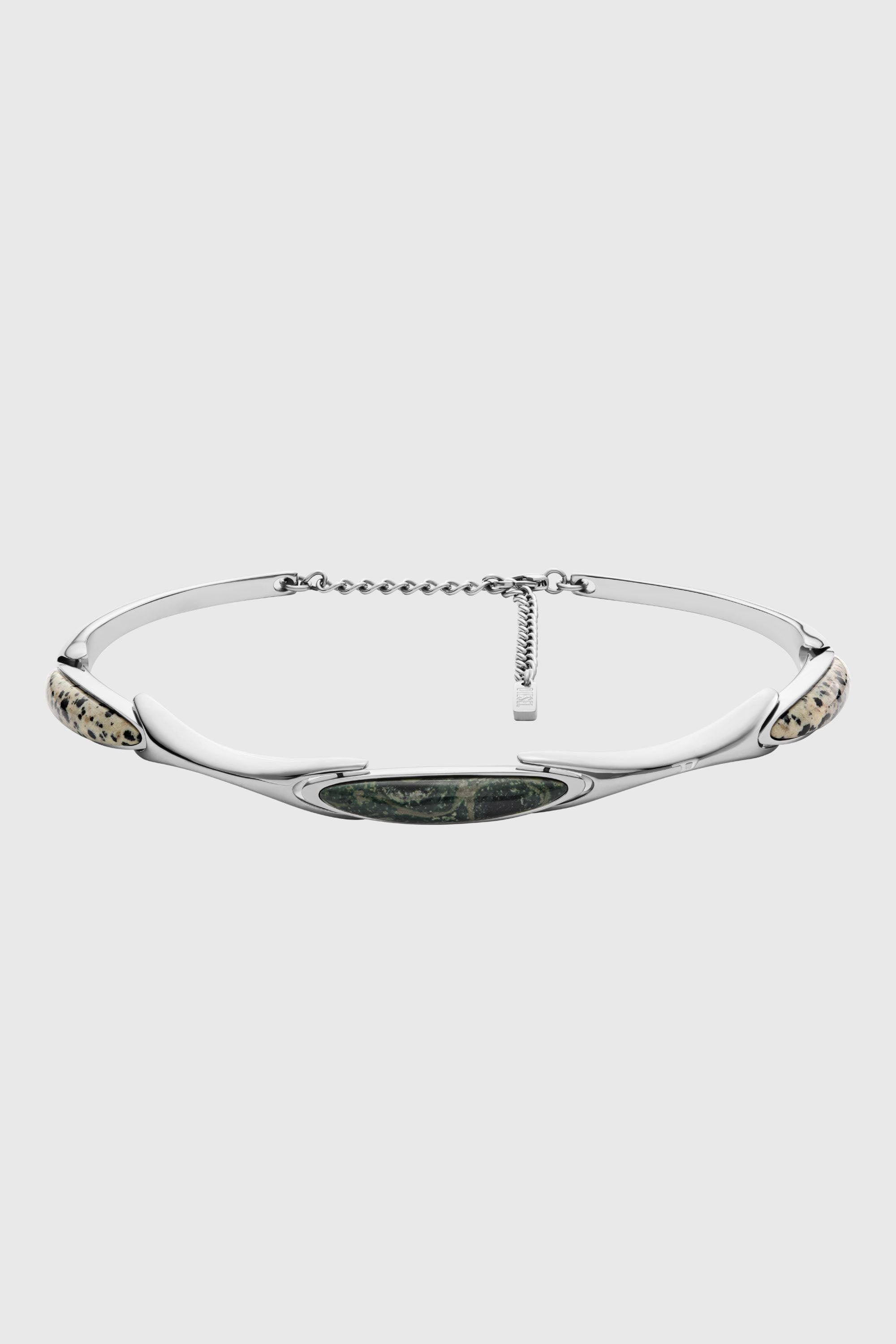 Diesel - DX167740 JEWELLERY, Collana girocollo in acciaio inossidabile Unisex in Argento - 2