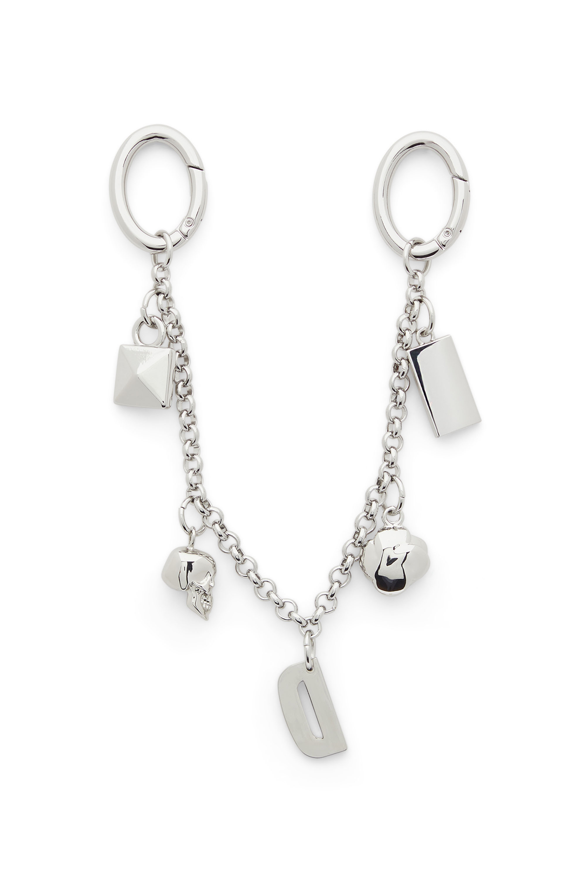 Diesel - CHAIN-D II S, Catenina in metallo con ciondoli iconici Donna in ToBeDefined - 2