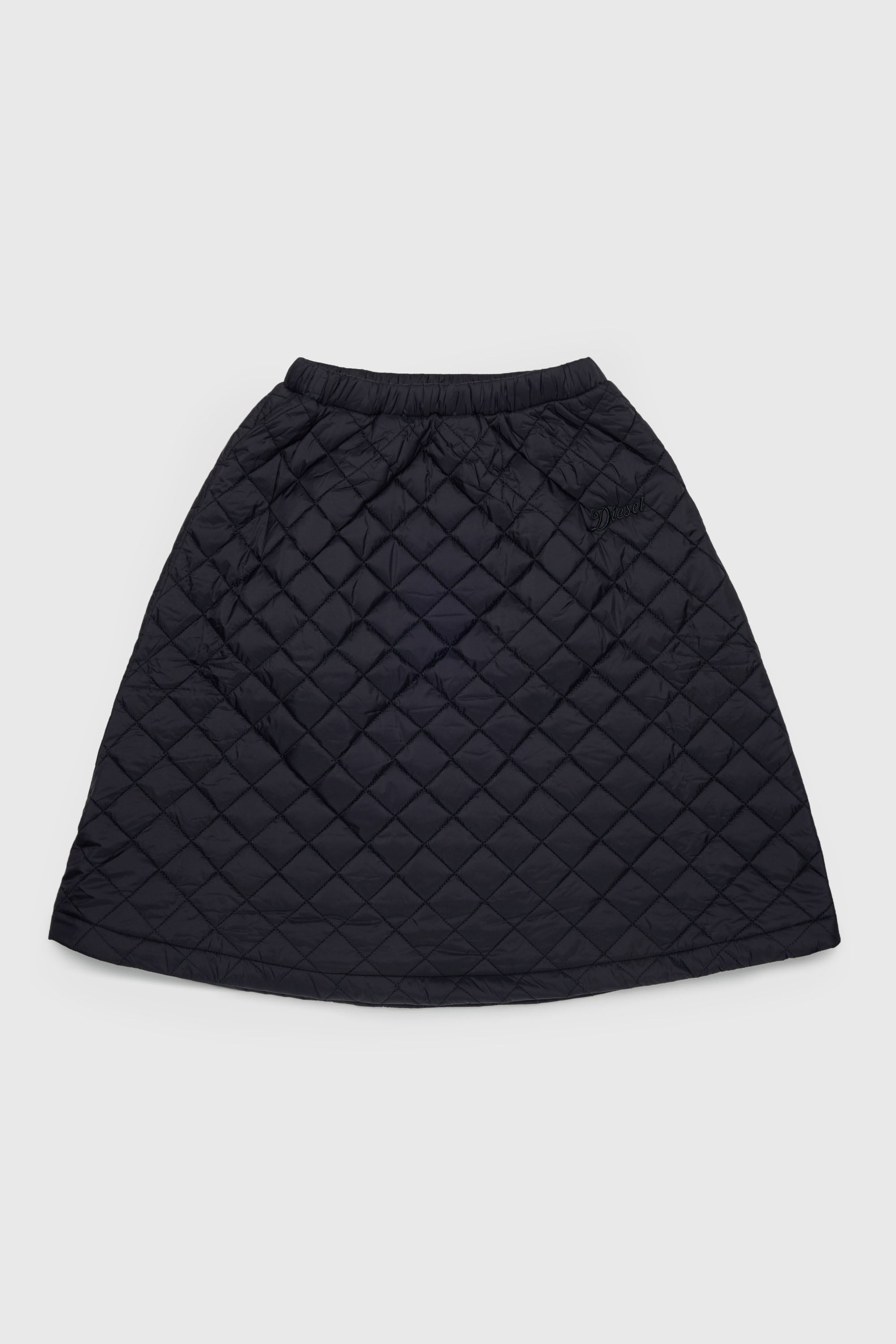 Diesel - GMONTY, Gonna in nylon trapuntato Donna in Nero - 1