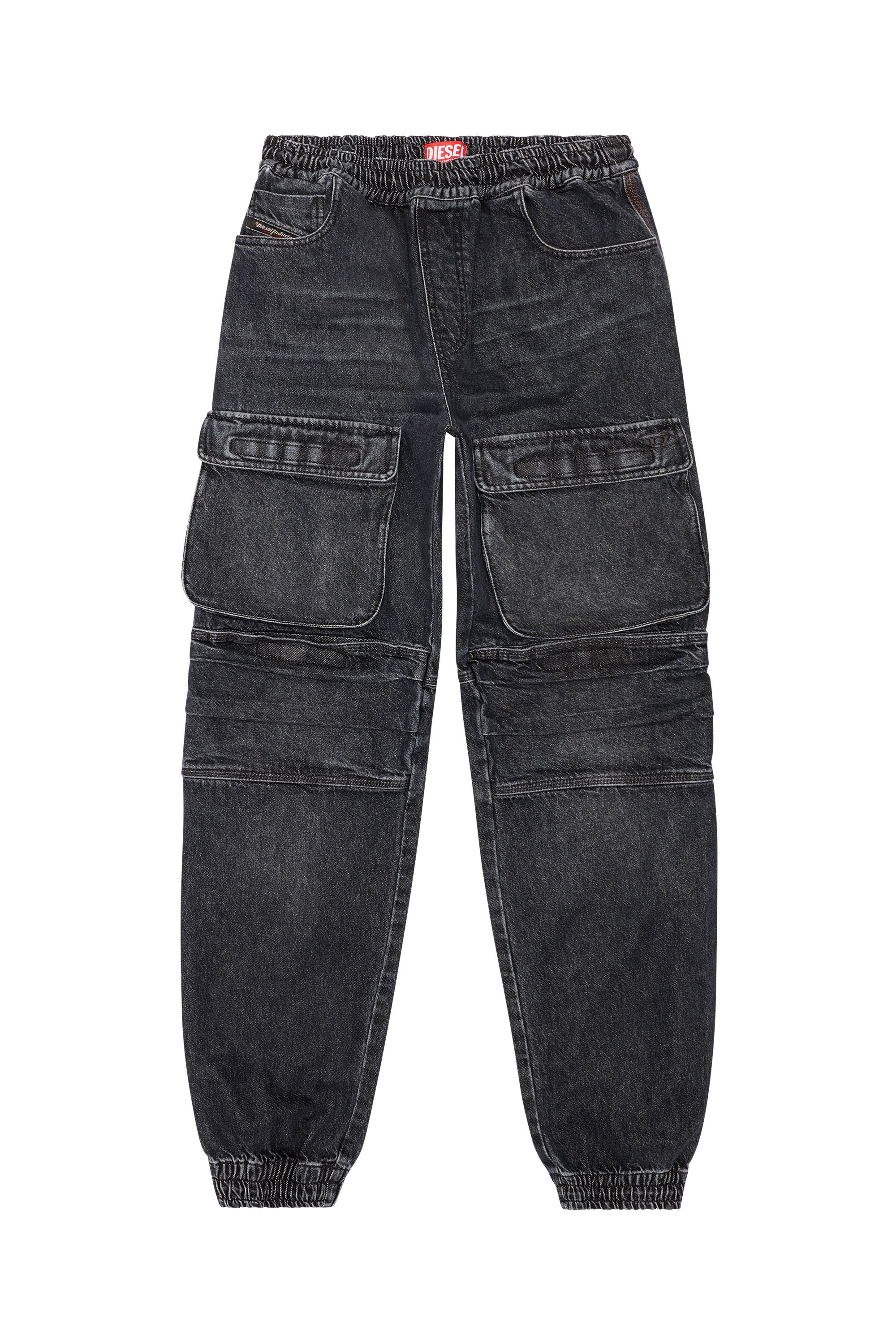 Straight Jeans D-Mirt 0HLAA, Nero/Grigio scuro - Jeans