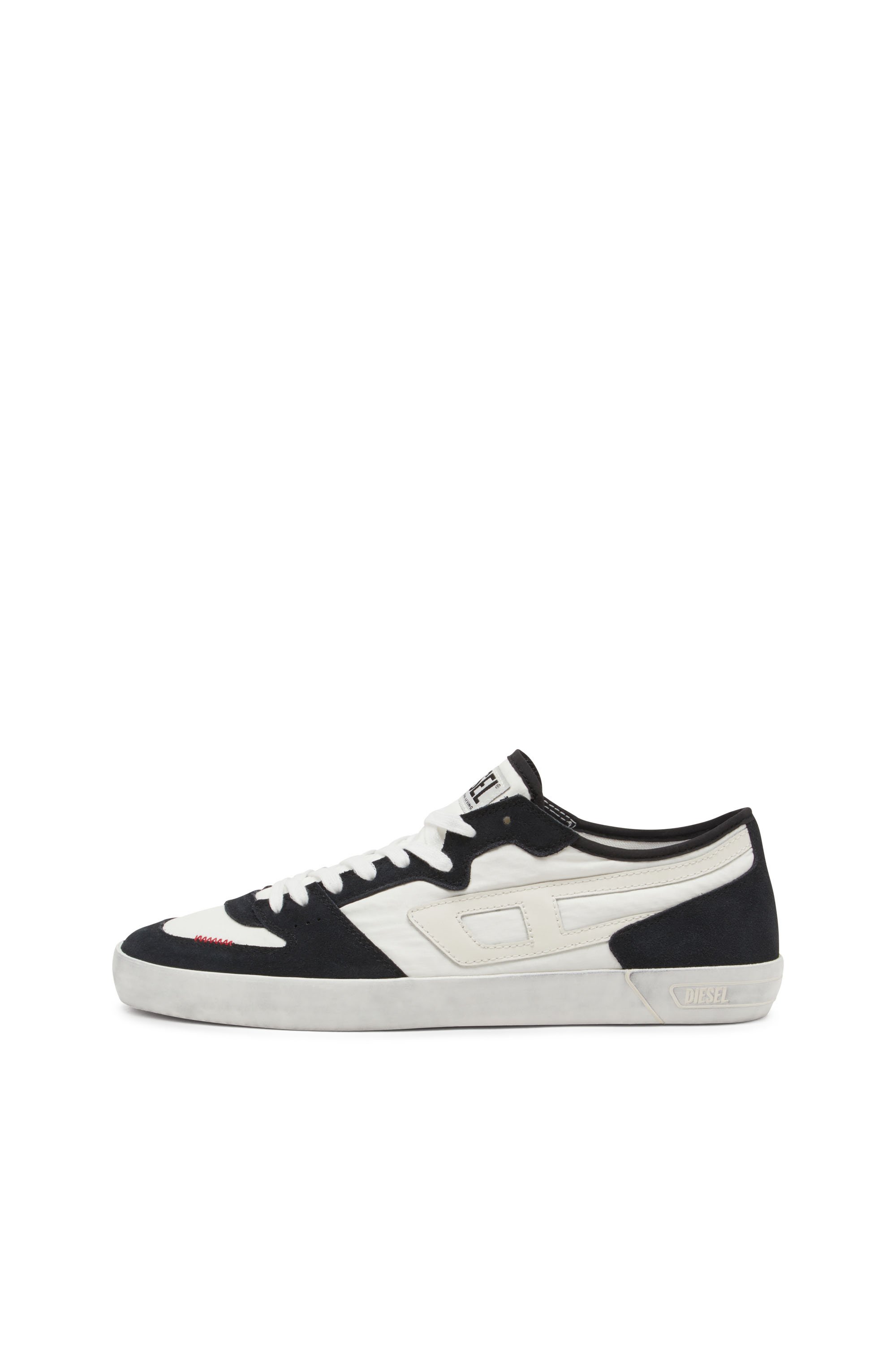 Diesel - S-LEROJI D-1 LOW, Sneaker in ripstop imbottito e suede Uomo in Multicolor - 7