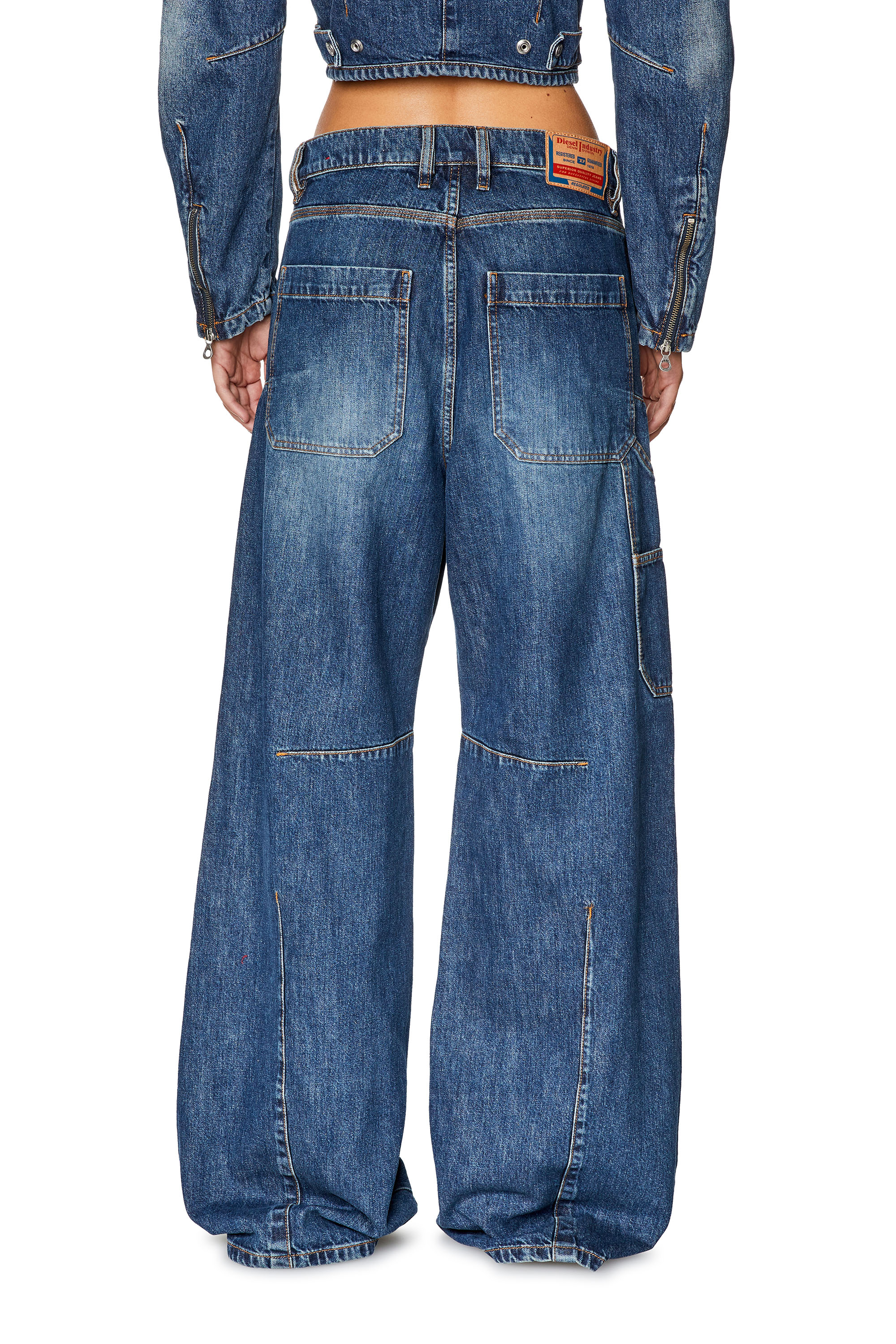 Diesel - Straight Jeans 1996 D-Sire 0HJAW, Blu Scuro - Image 4