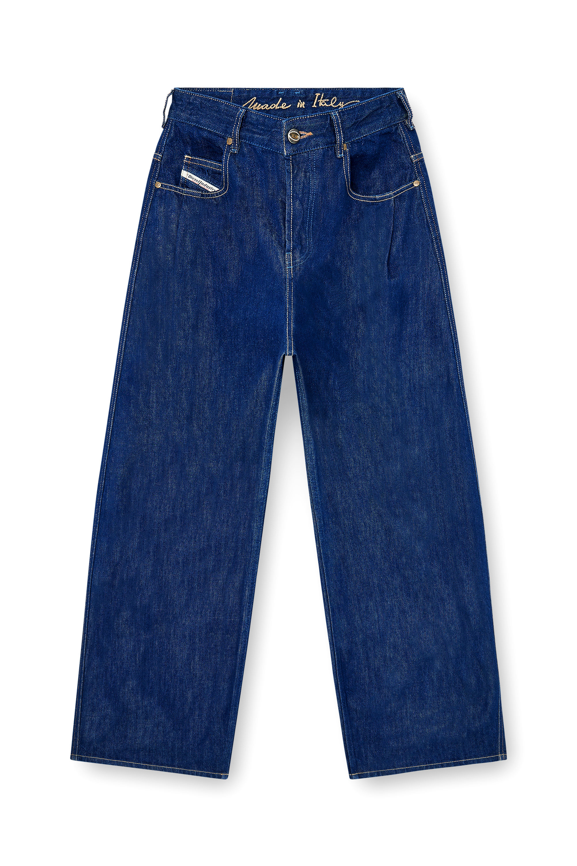 Diesel - Relaxed Jeans 1987 D-Khelz 09Q09 Donna, Blu Scuro - Image 2