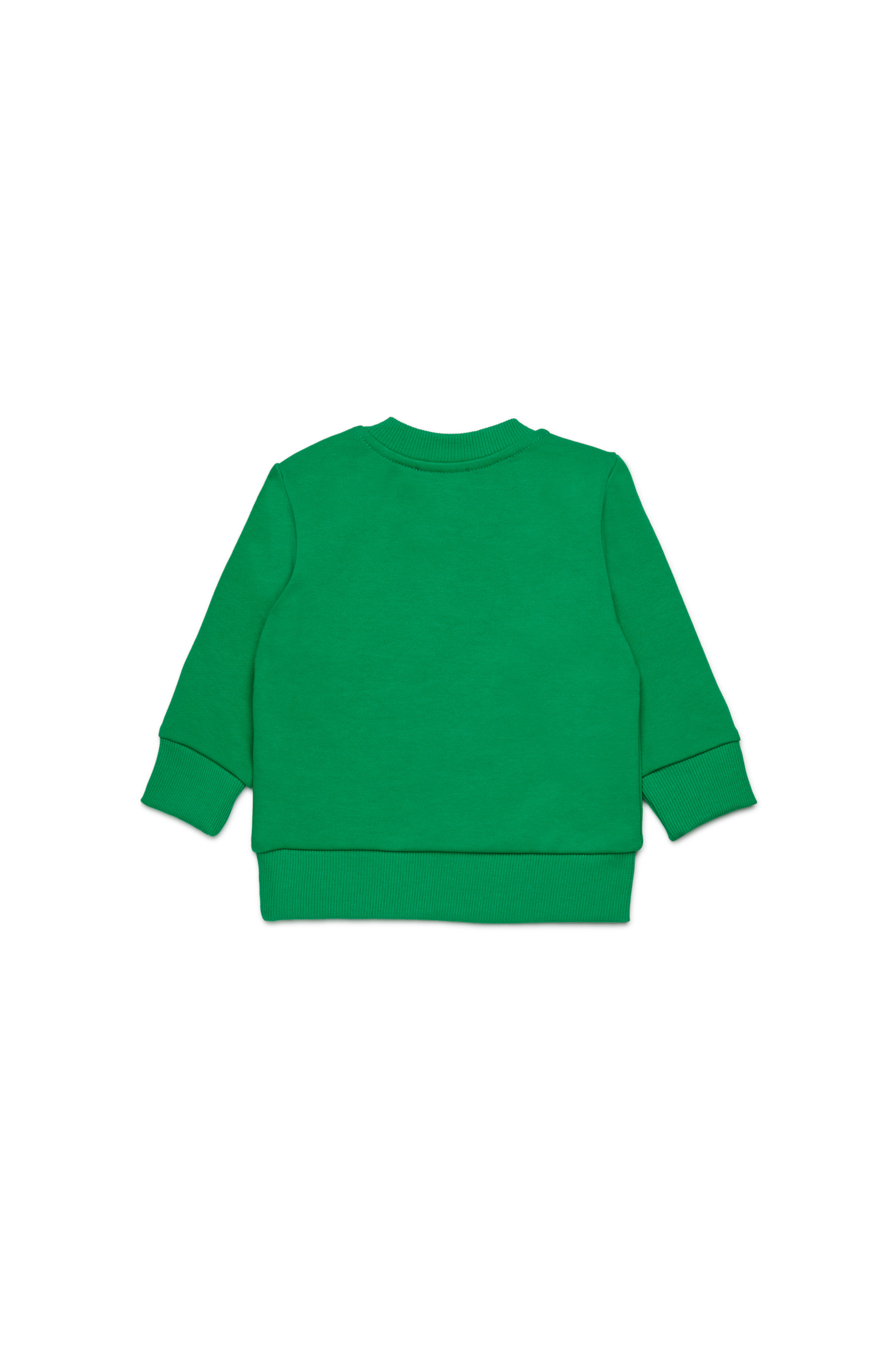 Diesel - STIMOTYB, Felpa in cotone con logo Unisex in Verde - 2