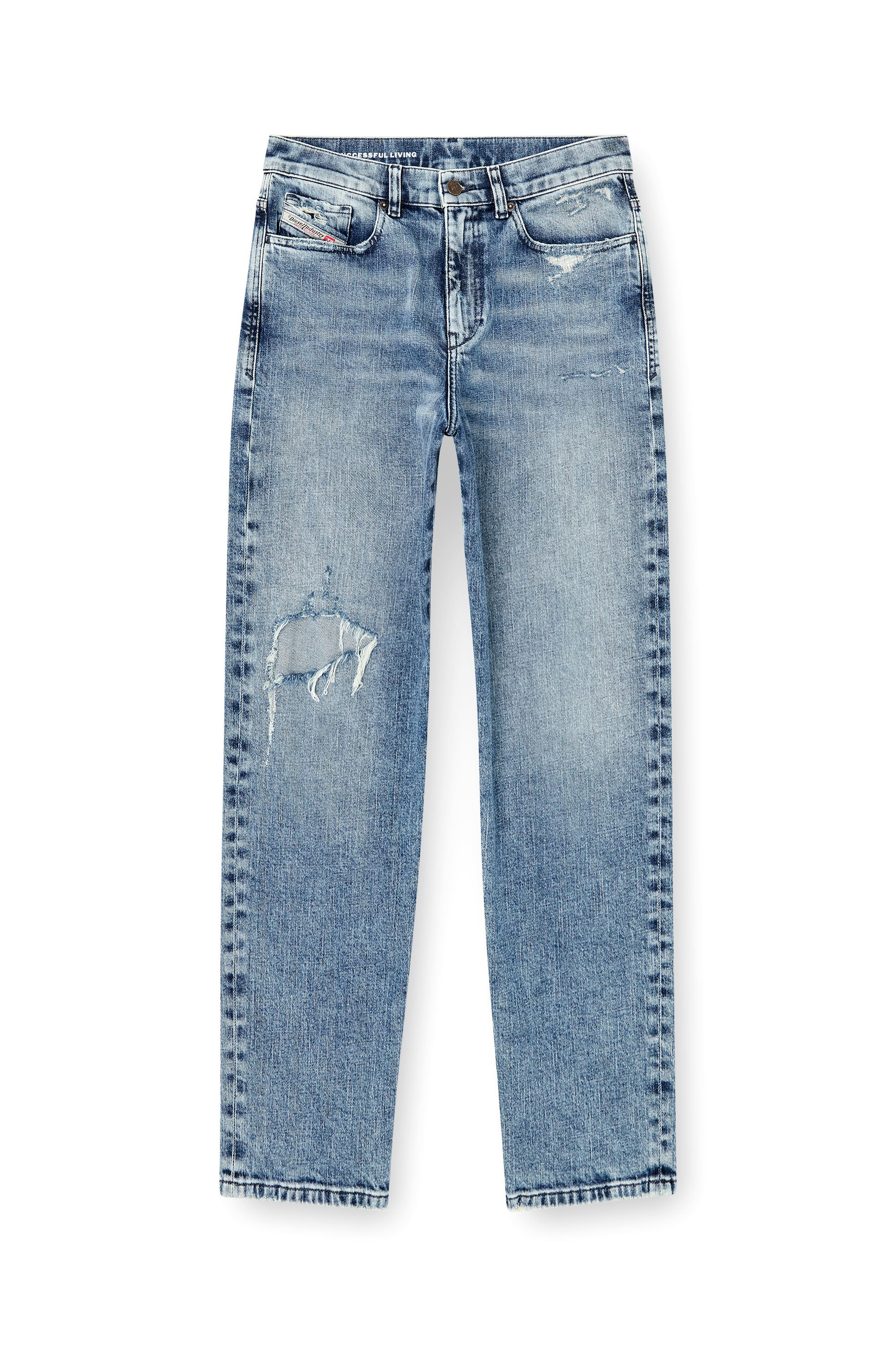 Diesel - Regular Jeans 2016 D-Air 09L34 Donna, Blu Chiaro - Image 3