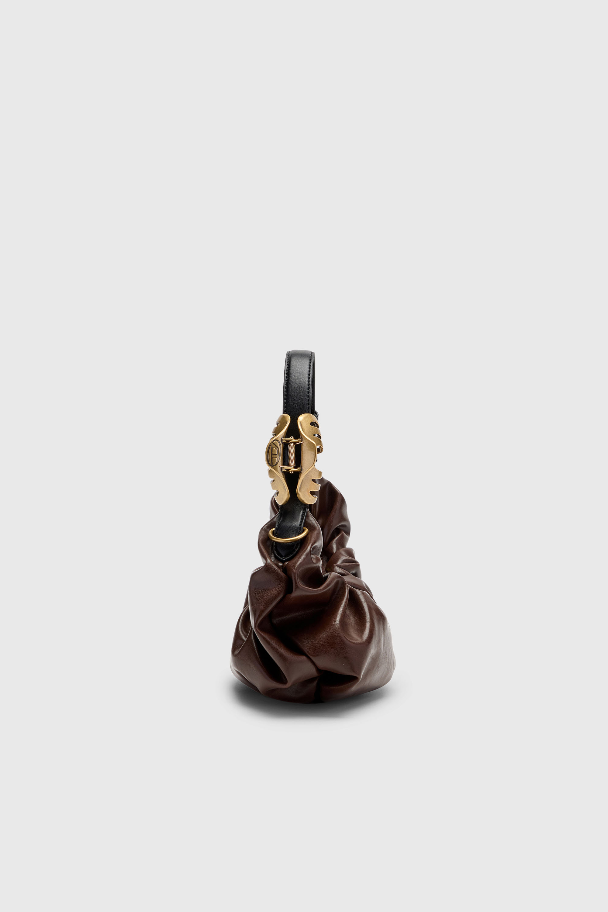 Diesel - GRAB-D HOBO S, Grab-D-Borsa hobo piccola arricciata Donna in Marrone - 5
