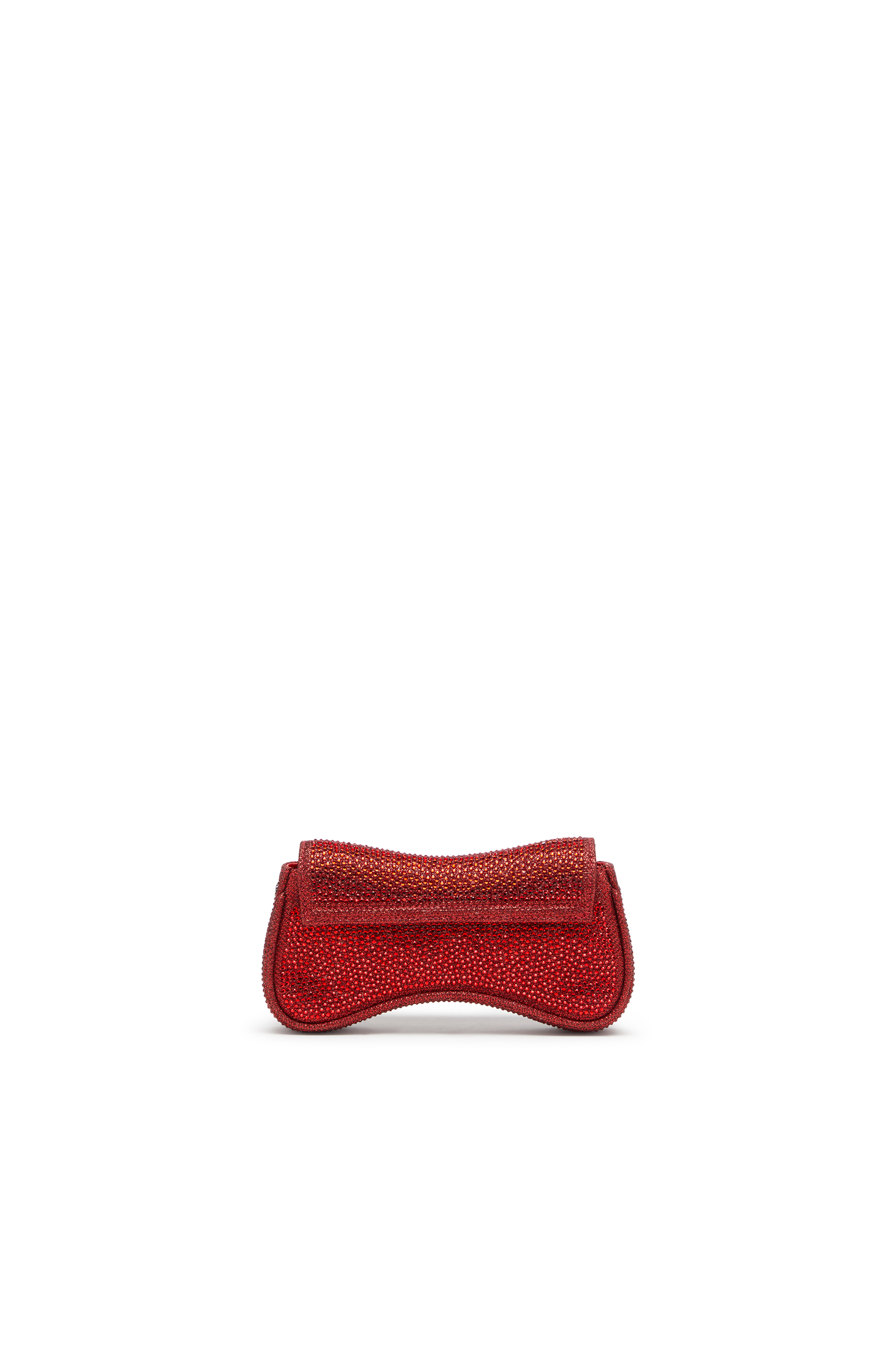 Diesel - PLAY CROSSBODY XS, Play-Borsa crossbody piccola con strass Donna in Rosso - 2
