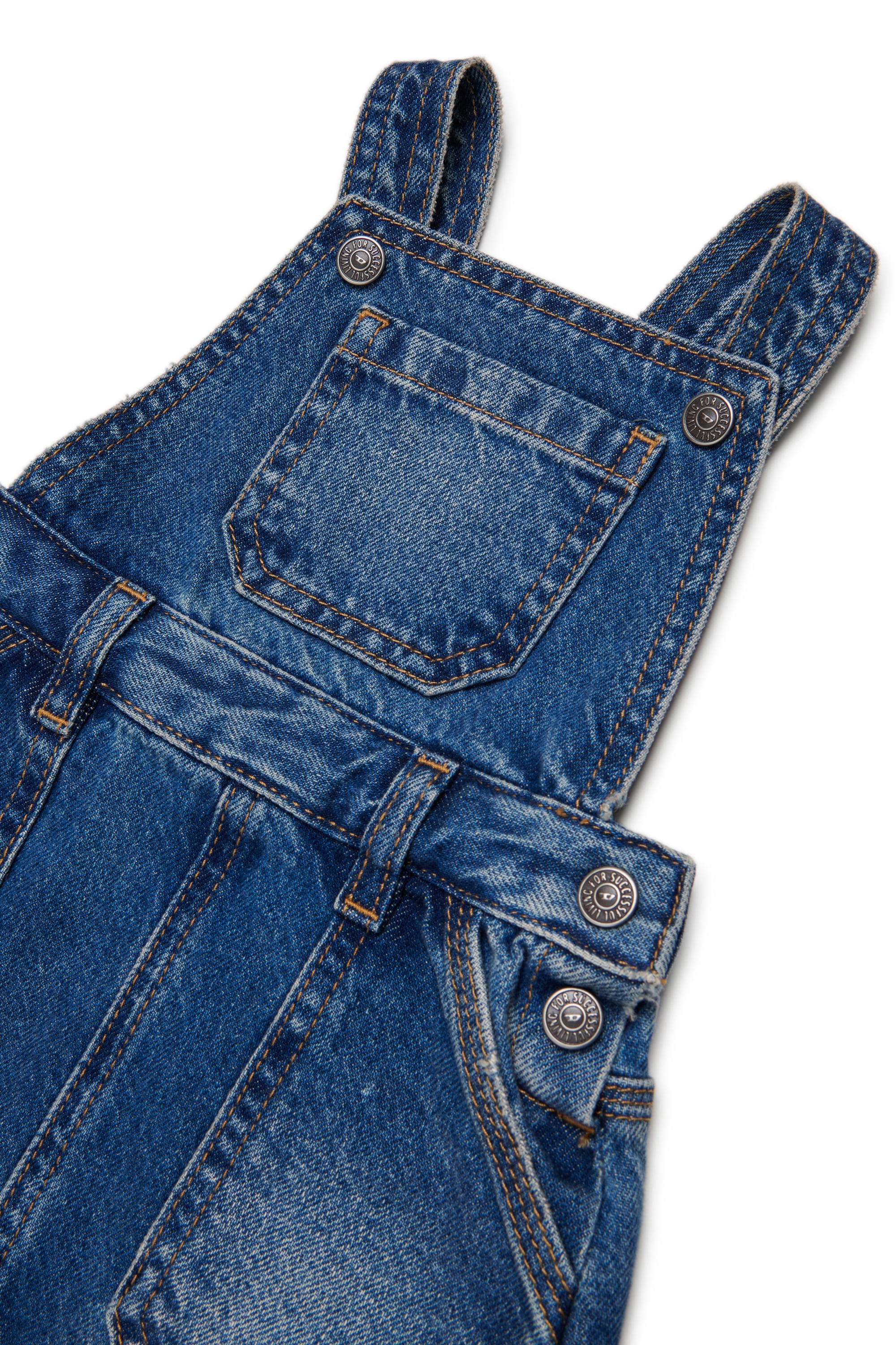Diesel - JUMIB, Abito salopette in denim Donna in Blu - 3