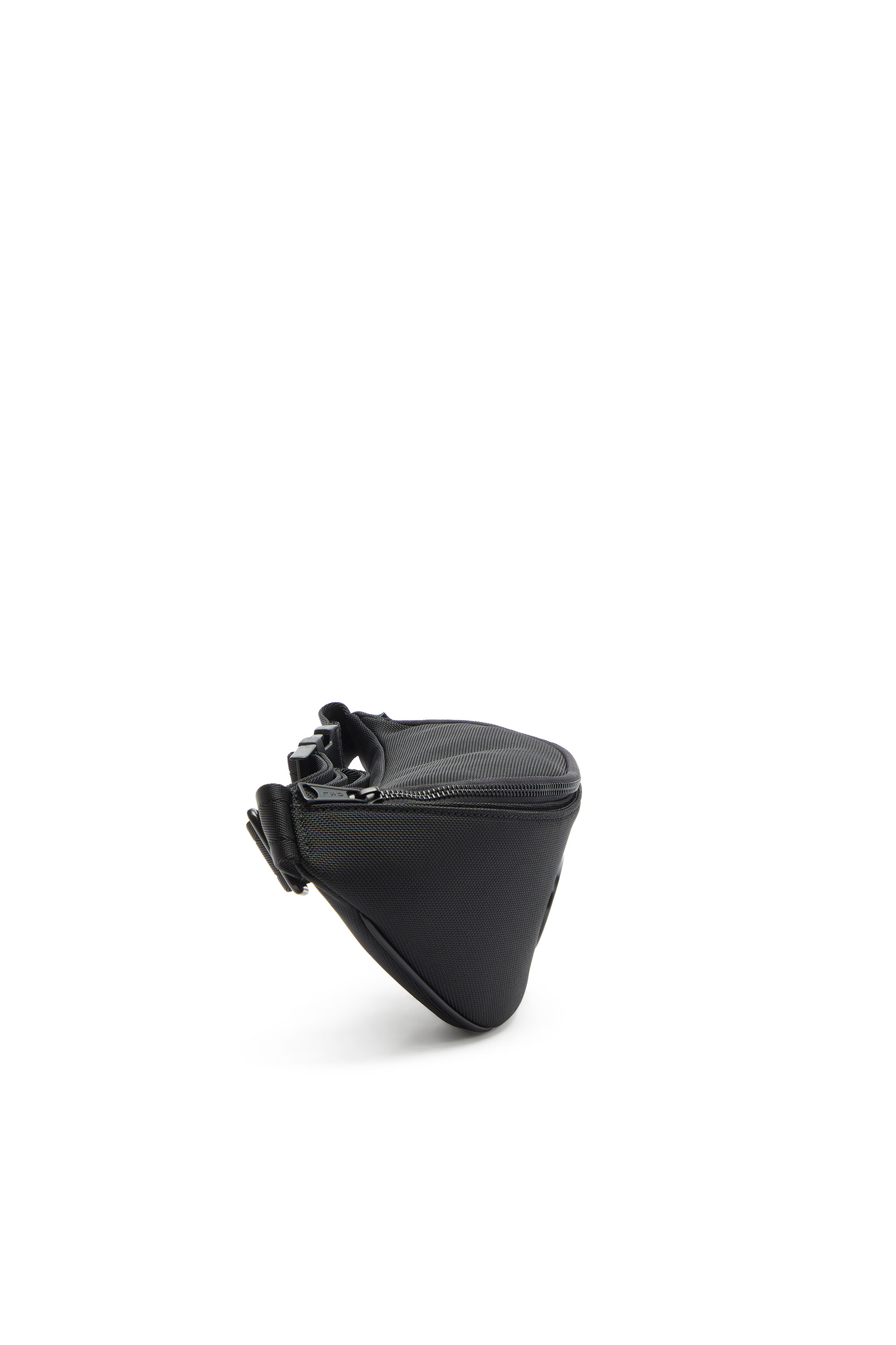Diesel - HOLI-D BELT BAG M, Holi-D - Marsupio in nylon con tasca interna Unisex in Nero - 4