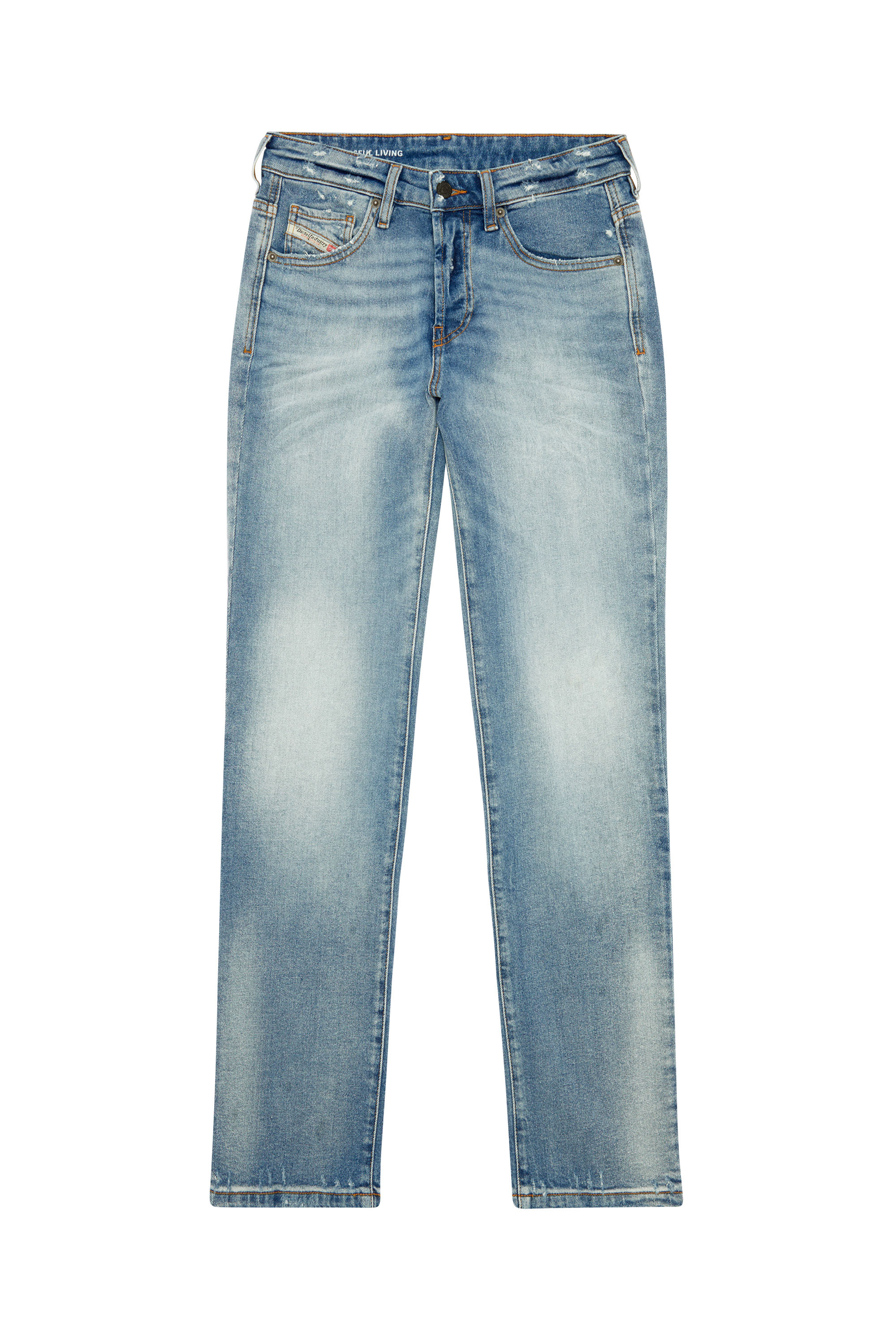 Diesel - Regular Jeans 1989 D-Mine 0PFAR Donna, Blu Chiaro - Image 2