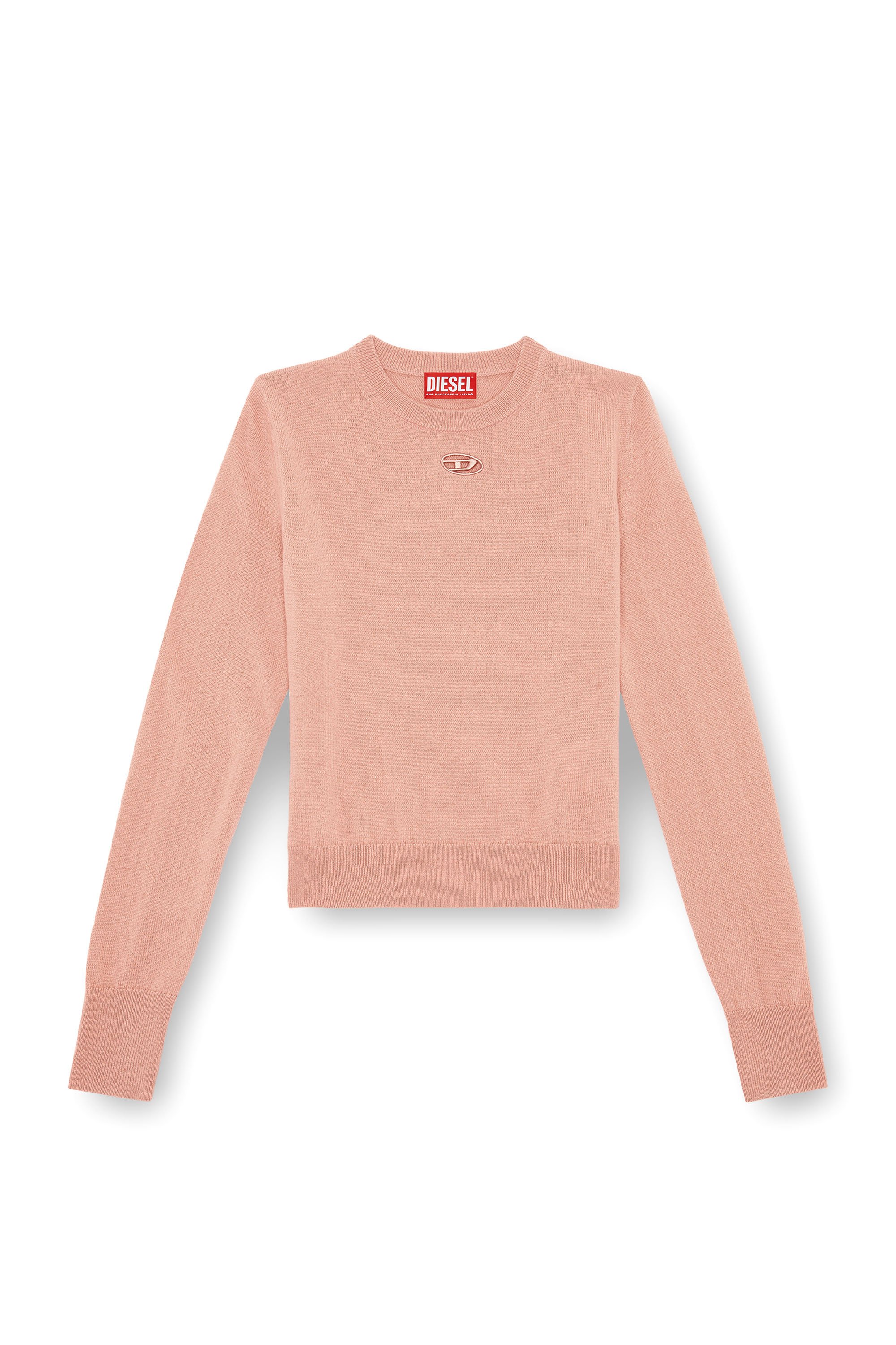 Diesel - M-AREESAX, Woman Wool and cashmere top in Pink - Image 3