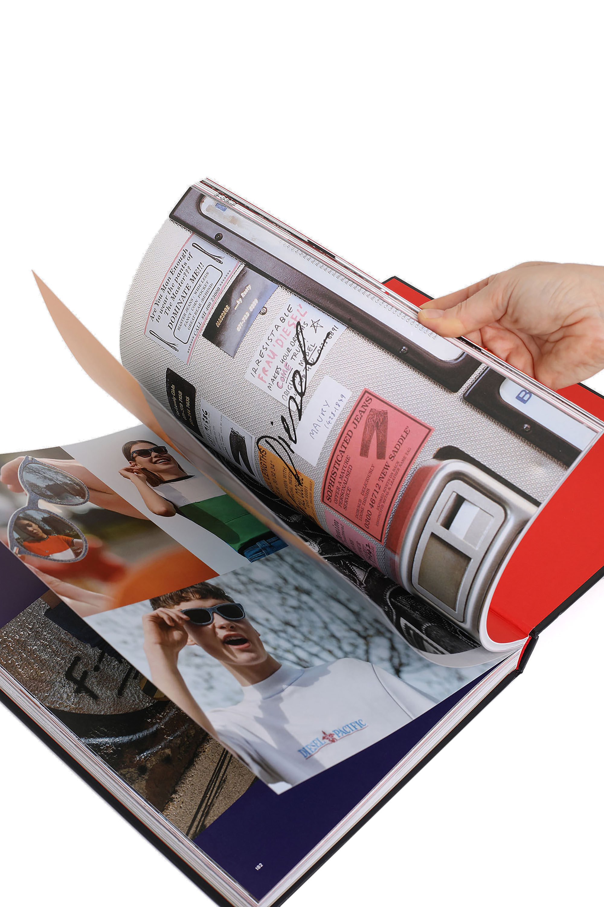 Diesel - 5D Diesel Dream Disruption Deviation Denim, Libro Diesel Denim Unisex in Nero - 5